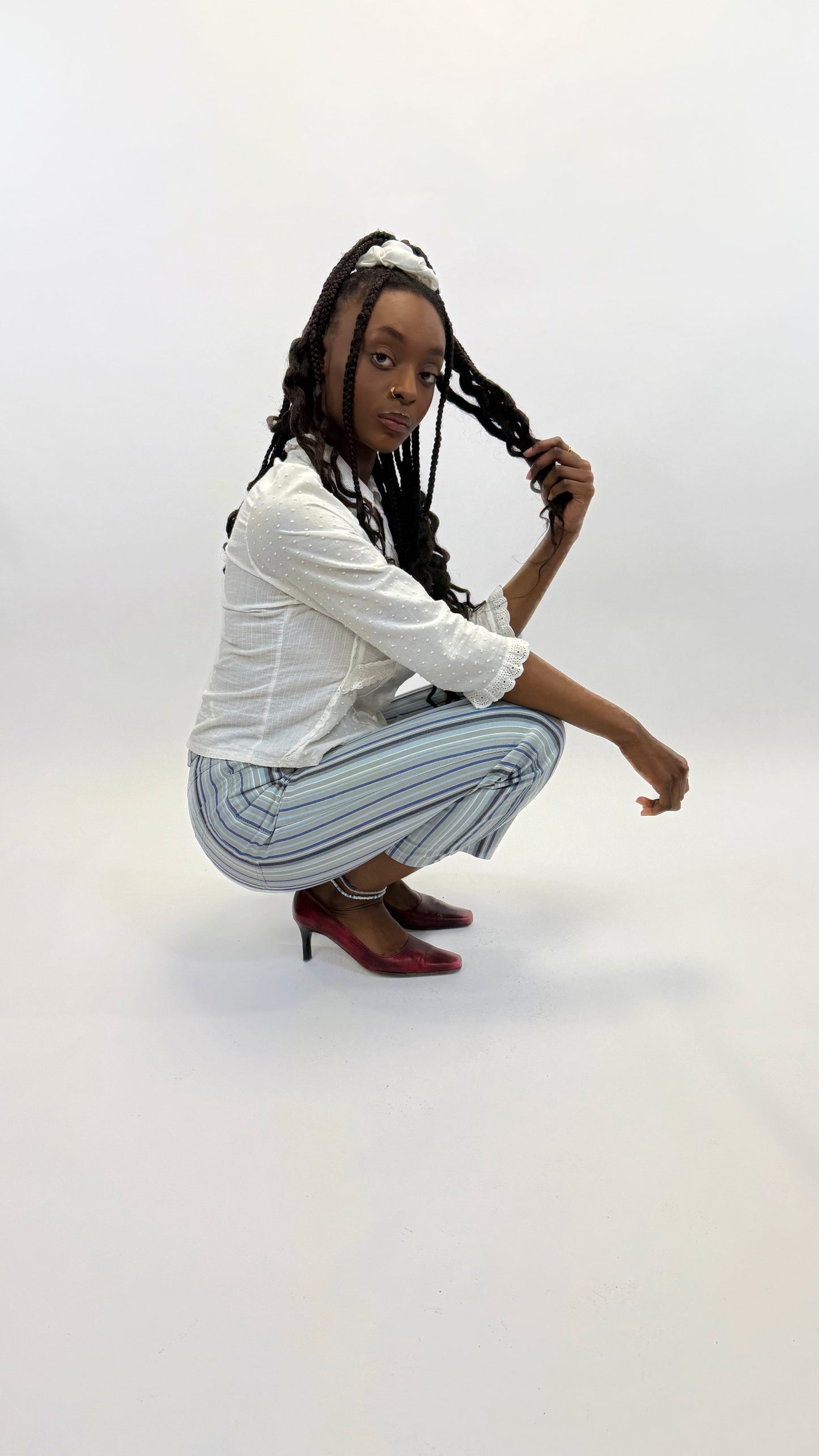 Pantalon à rayures