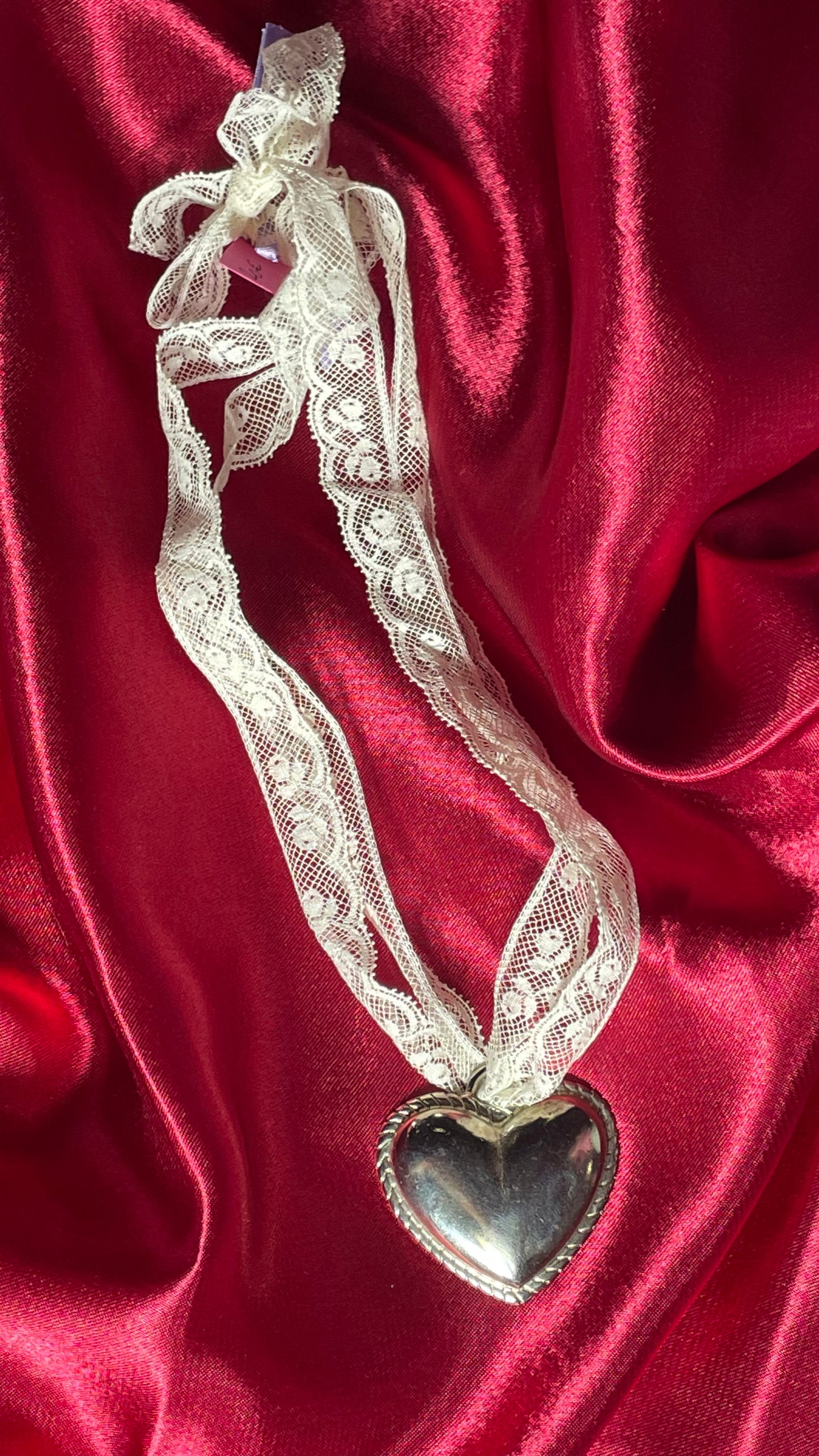 Collier vintage coeur