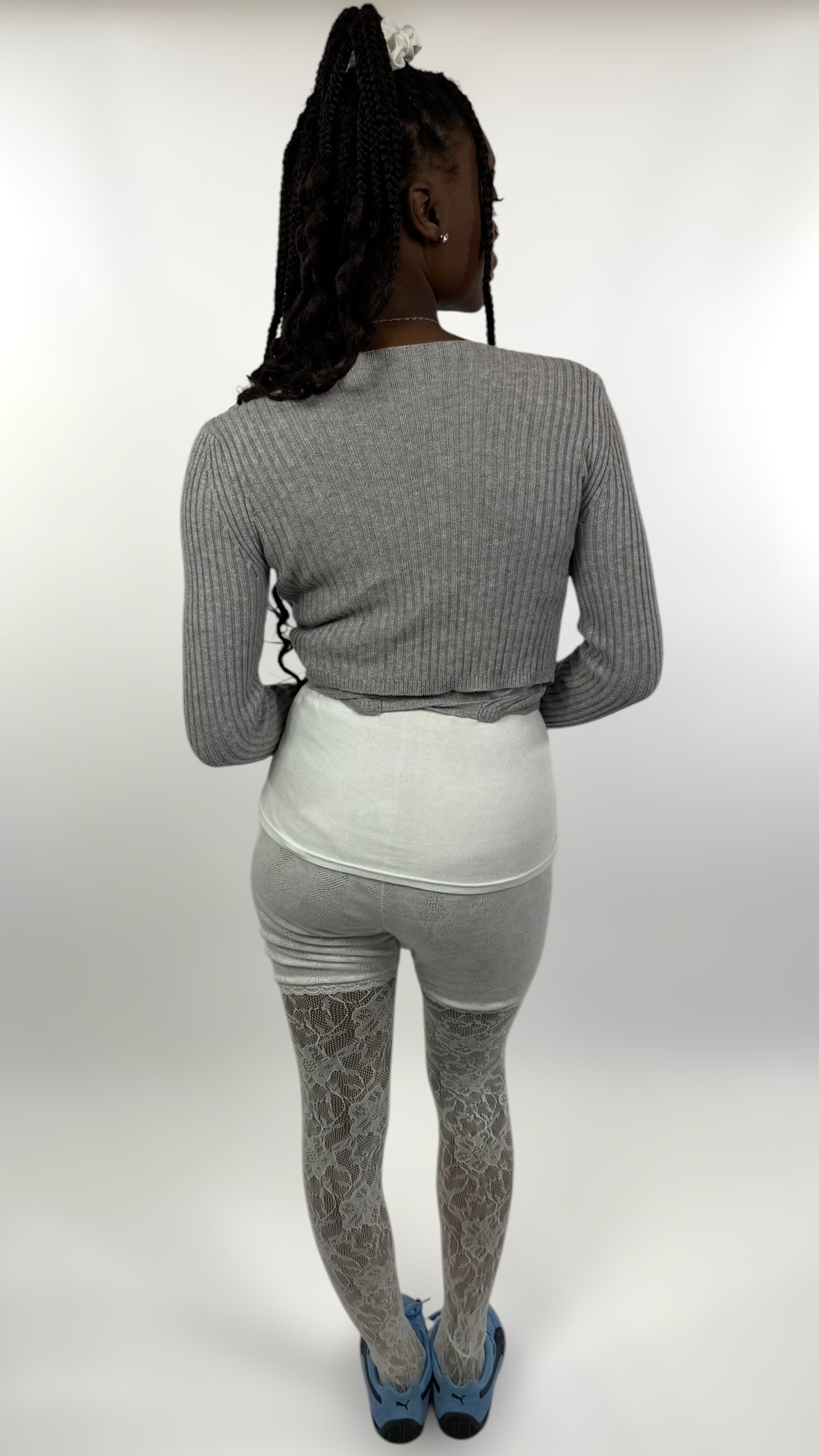 Top gris cache cœur