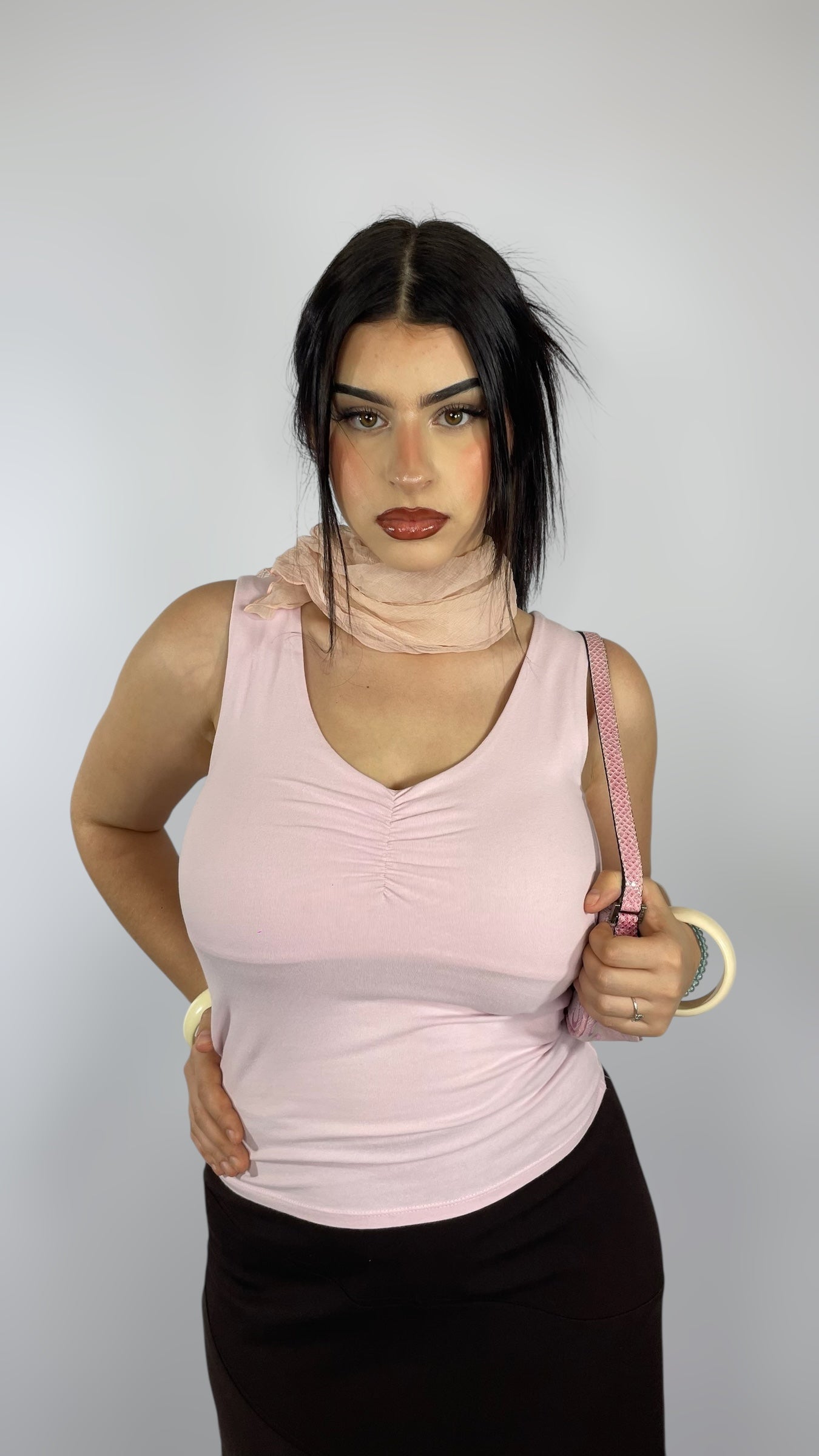 Débardeur rose pâle