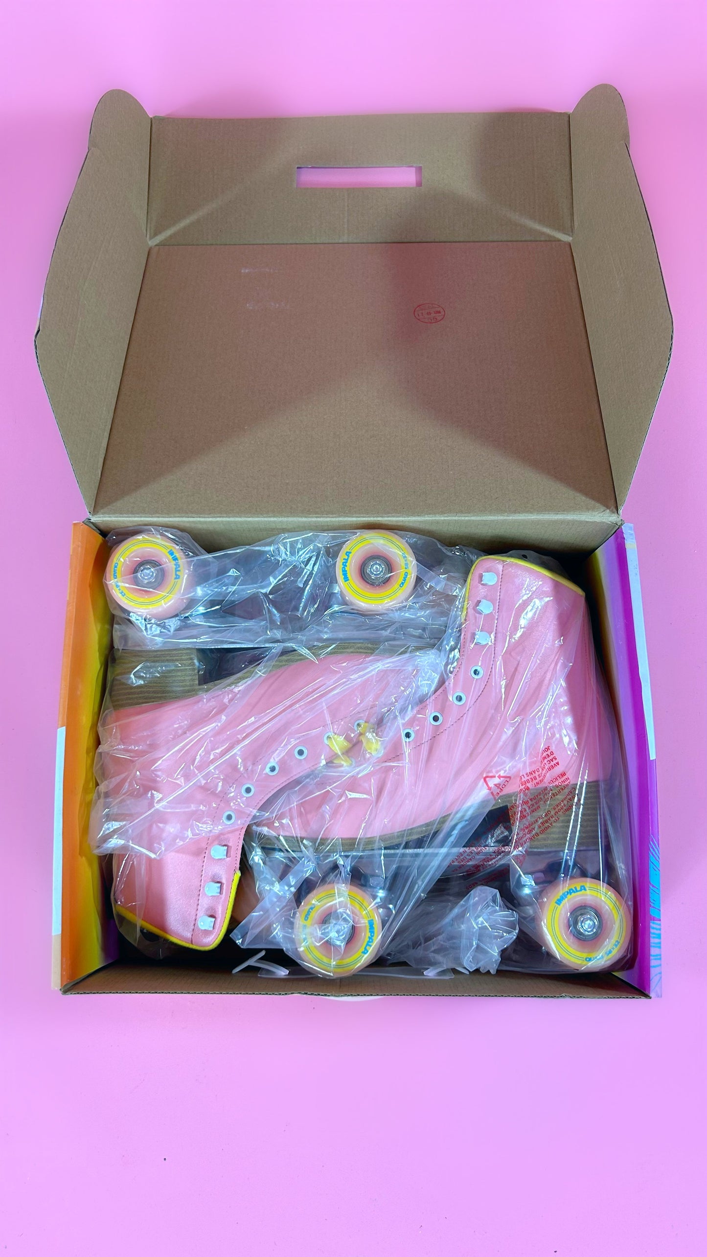 Roller Impala Rose et Jaune