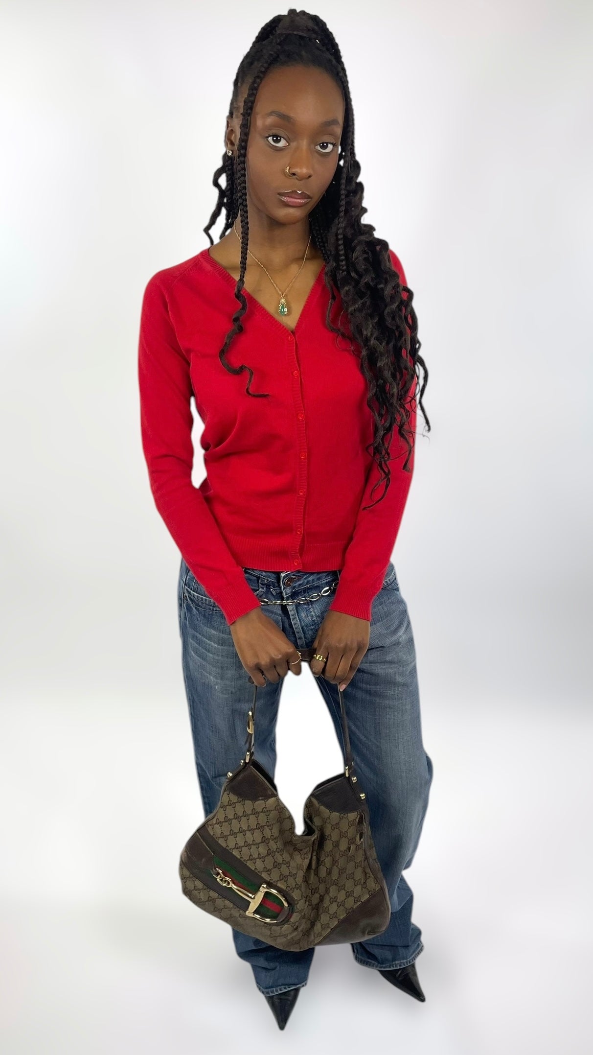 Cardigan rouge
