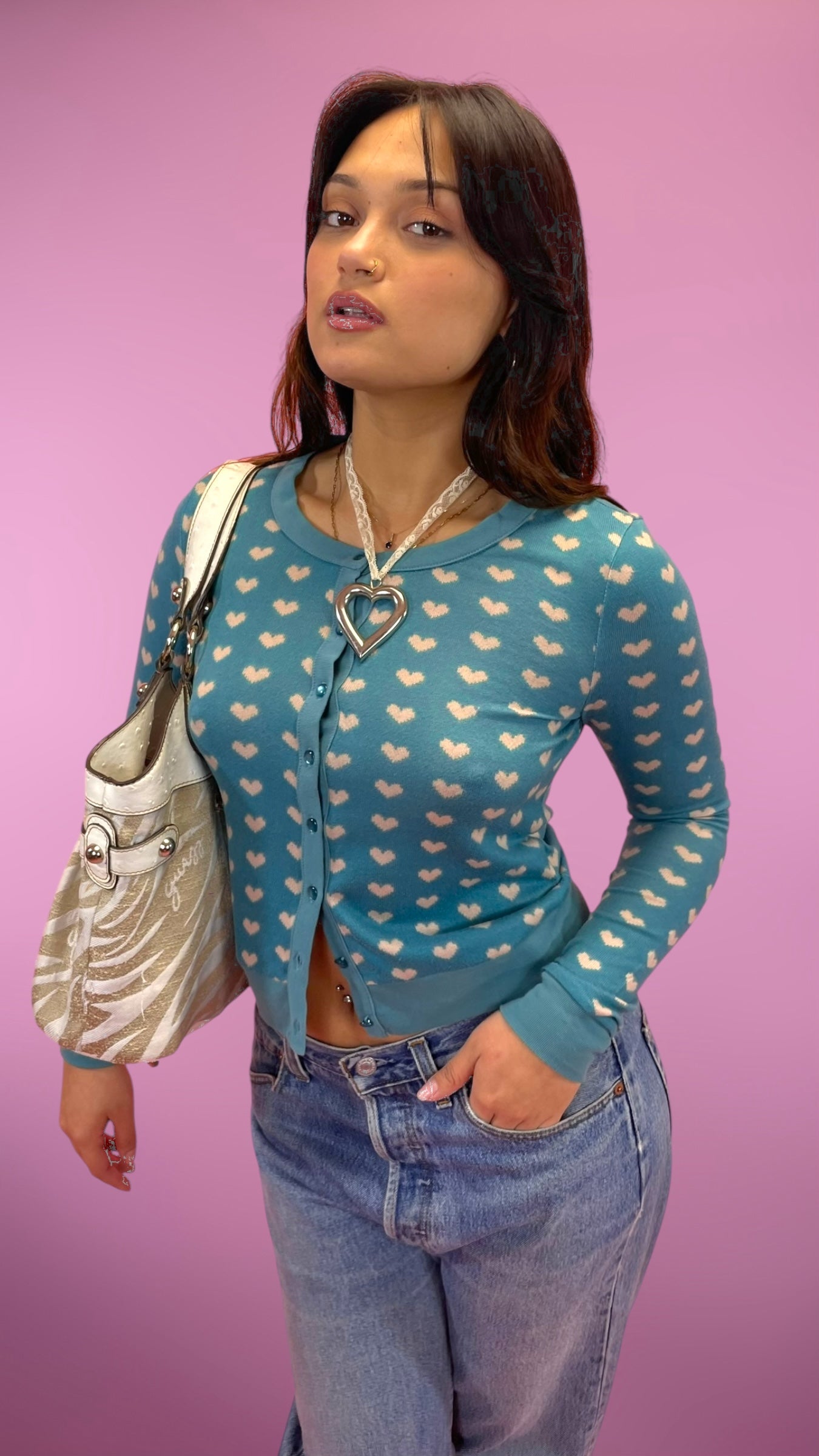 Gilet cœurs