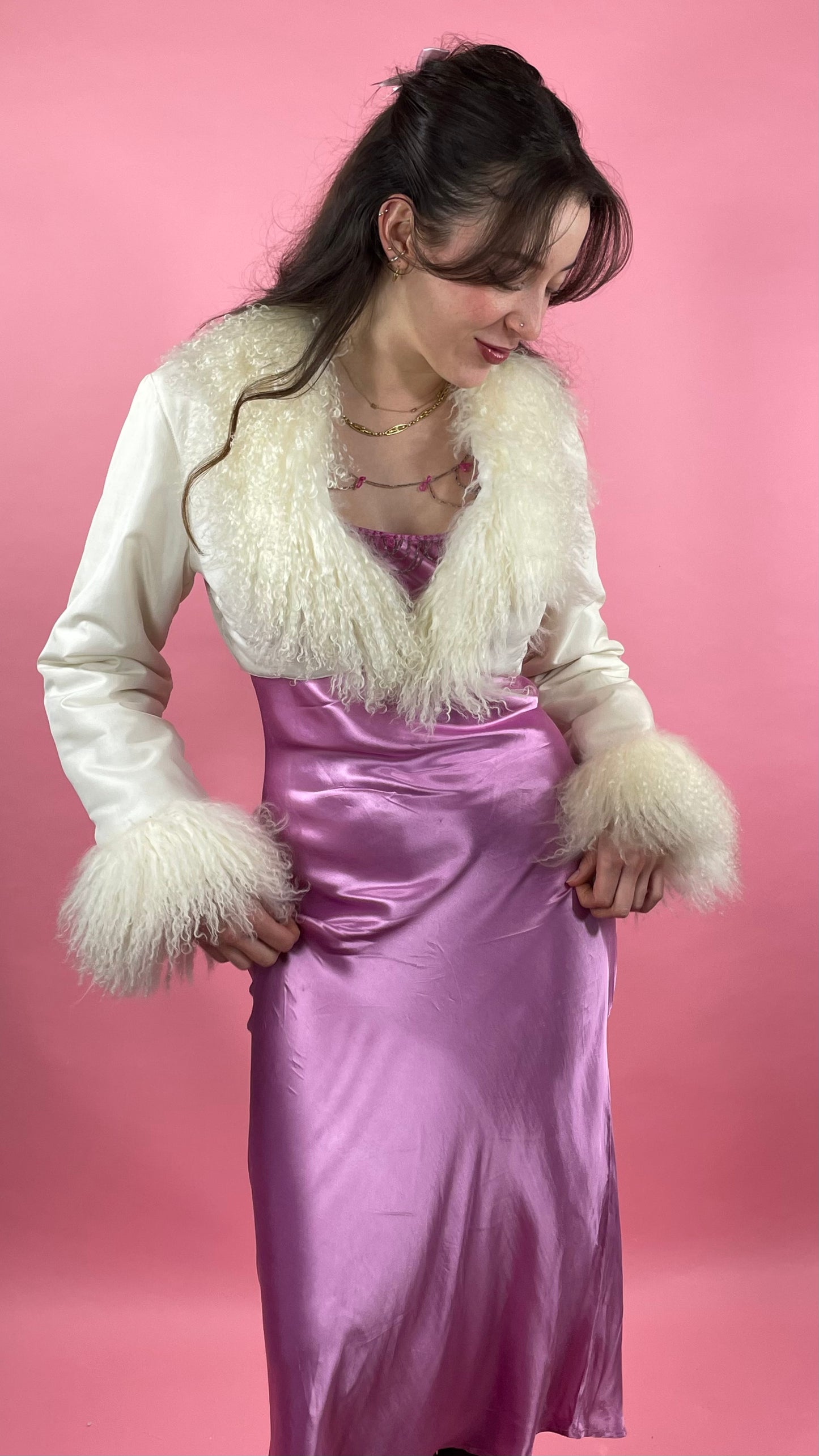 Veste afghan crop