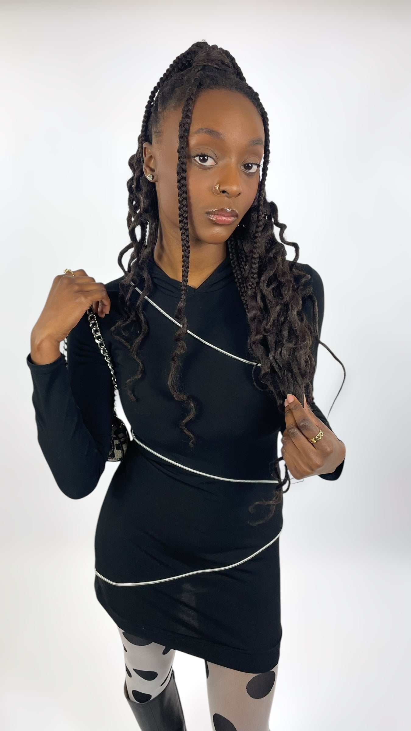 Robe capuche