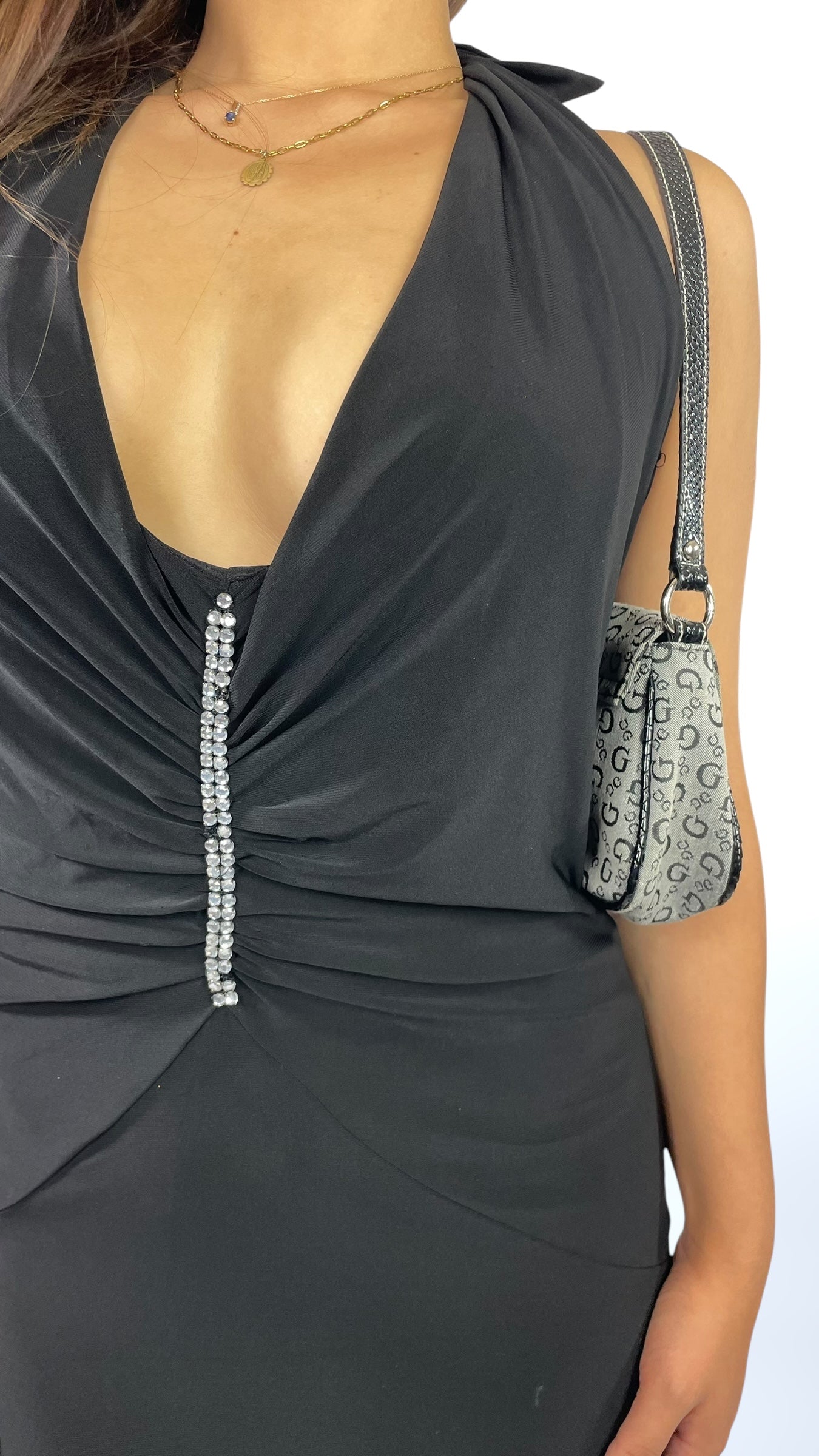 Robe noire longue