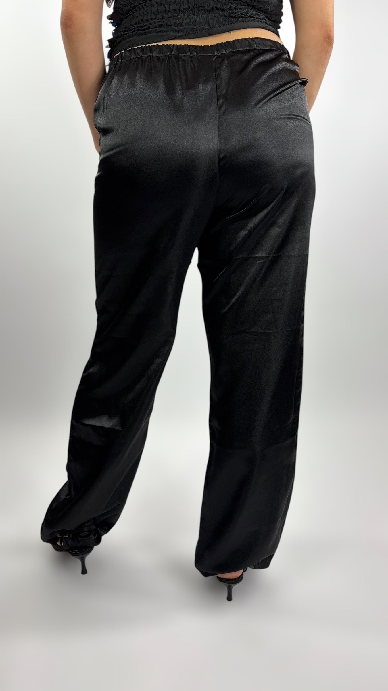 Pantalon satiné