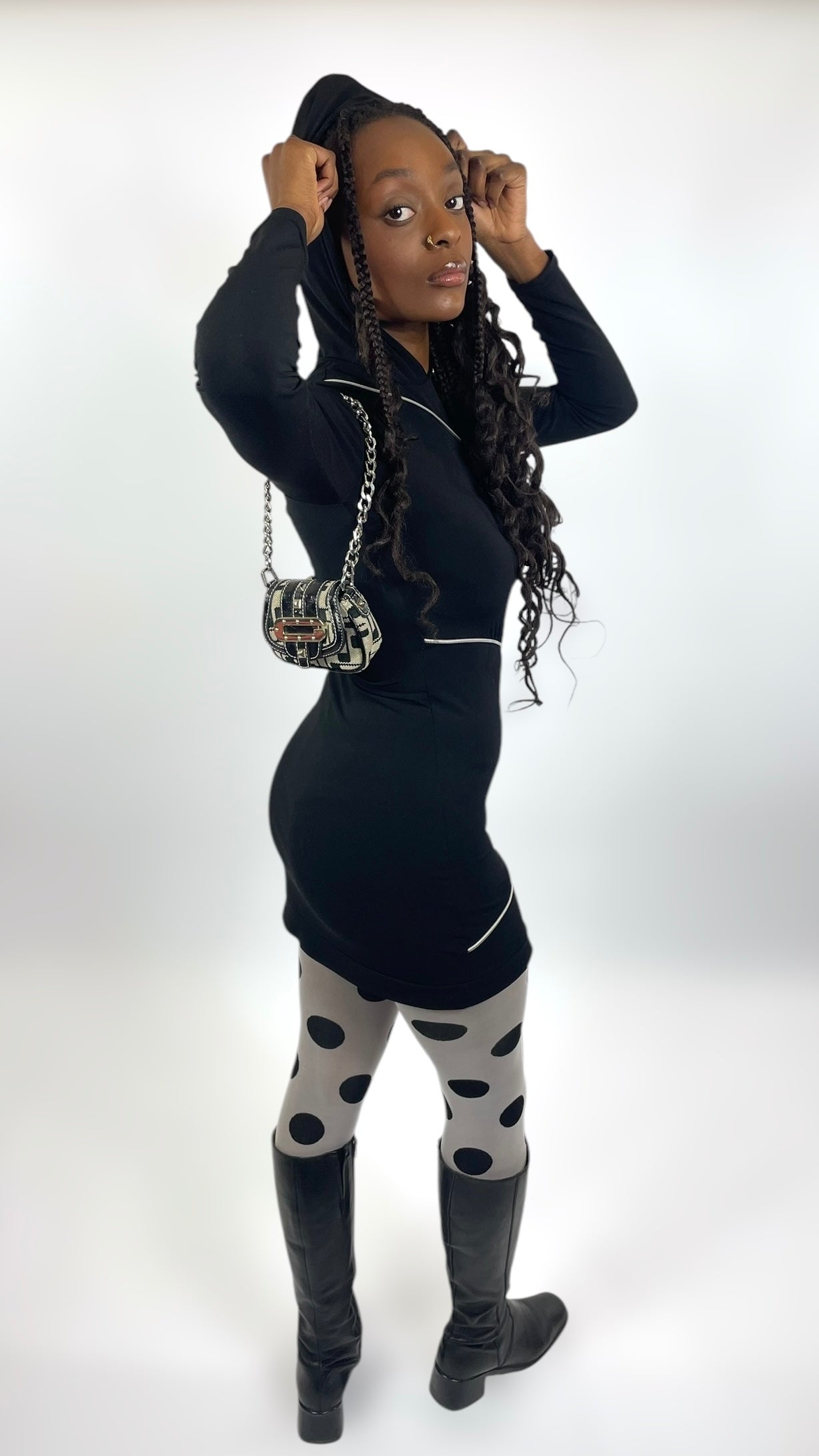 Robe capuche
