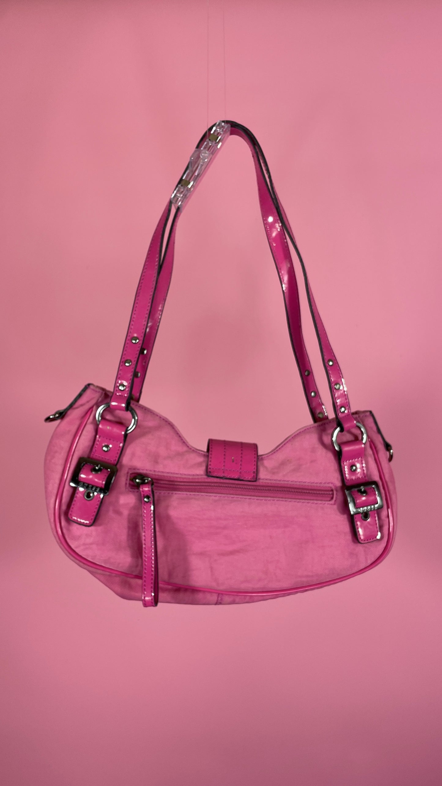 Sac Guess Rose baguette