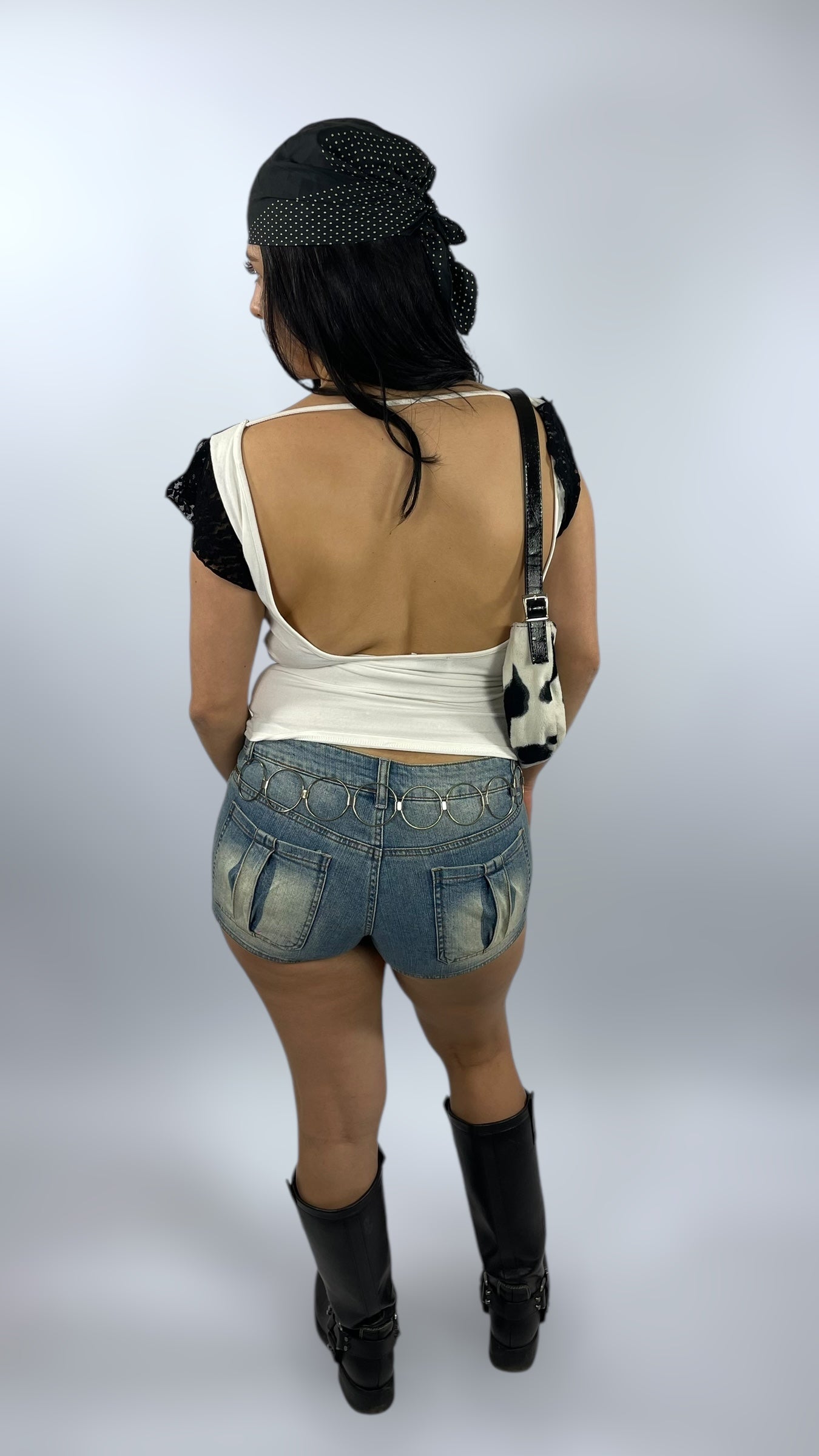 Short court en jean