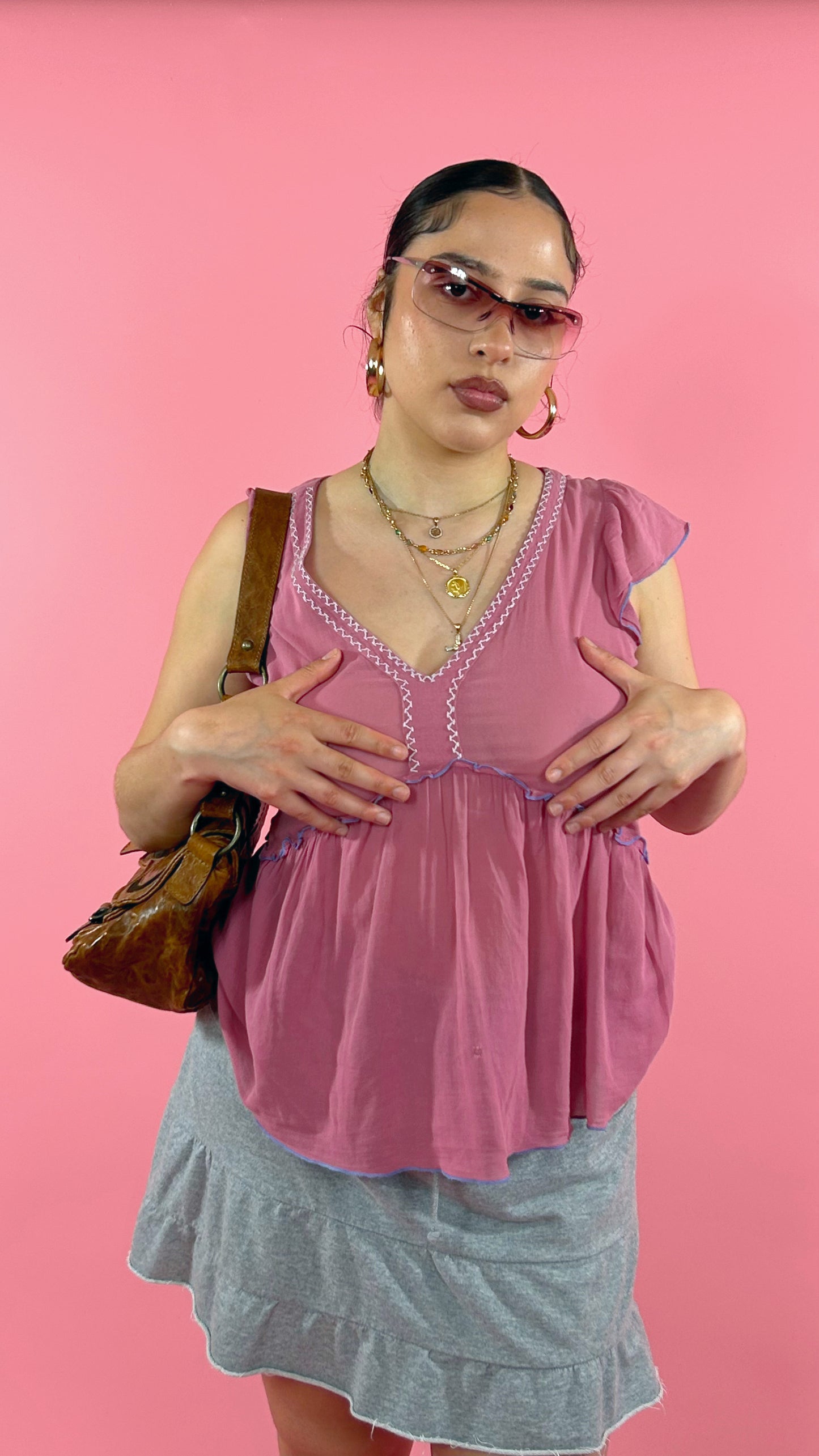 Blouse rose