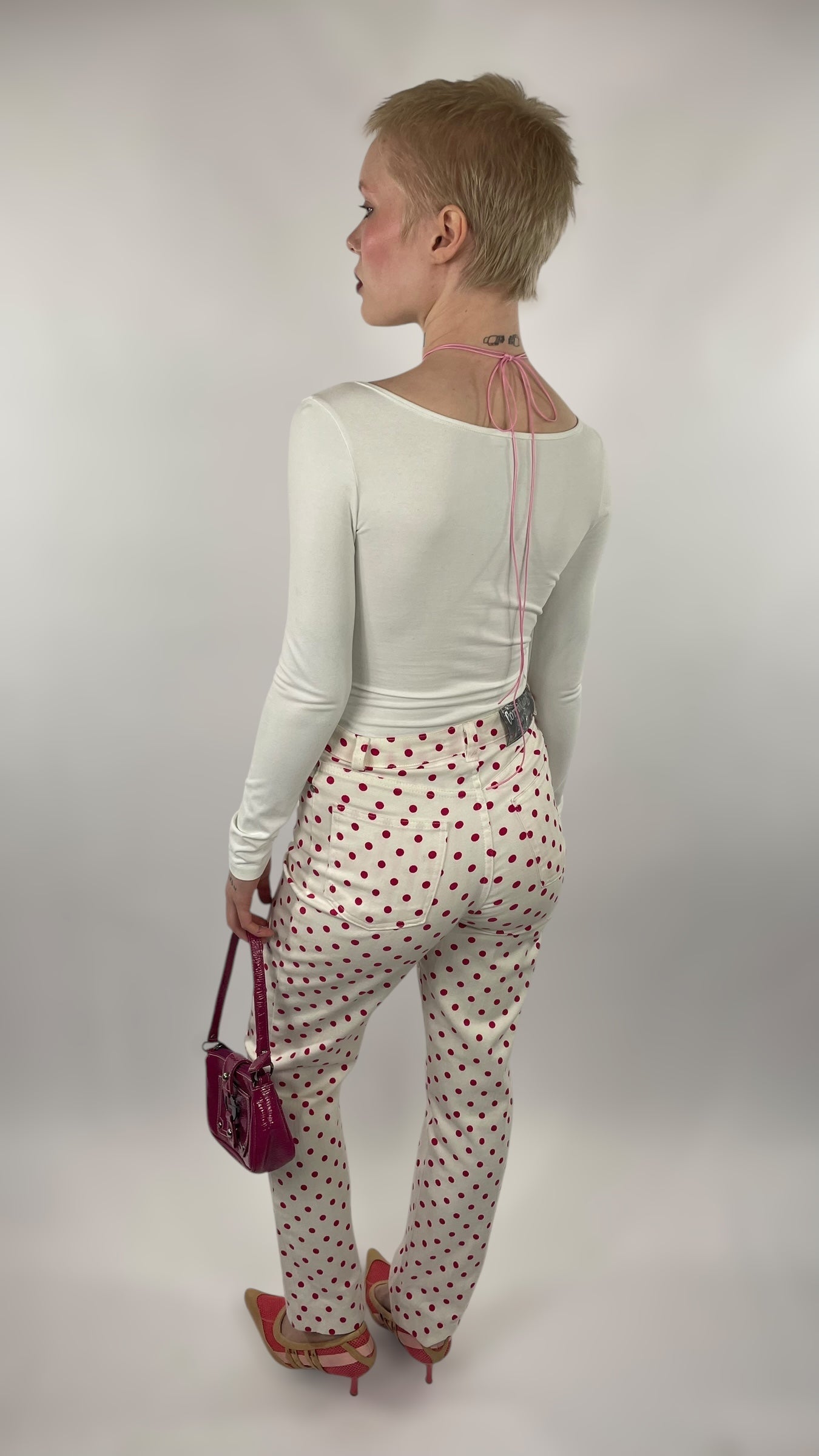 Pantalon à pois