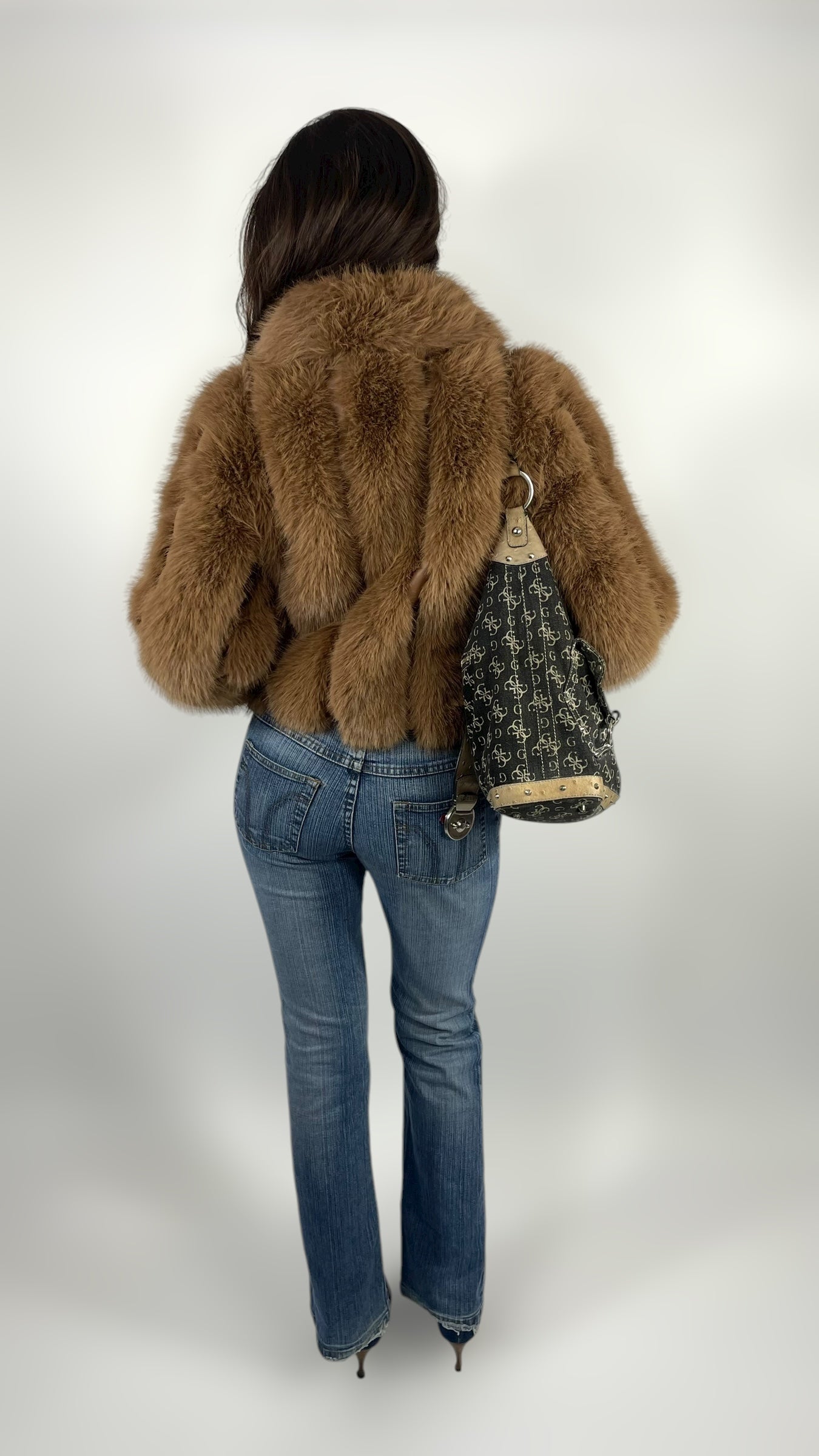 Fausse fourrure marron
