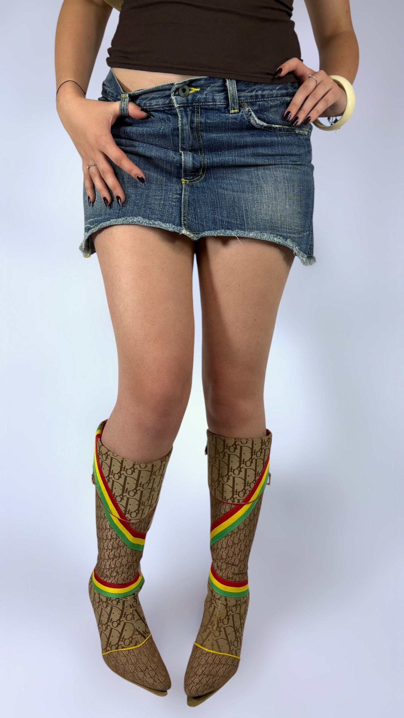 Minijupe en jean