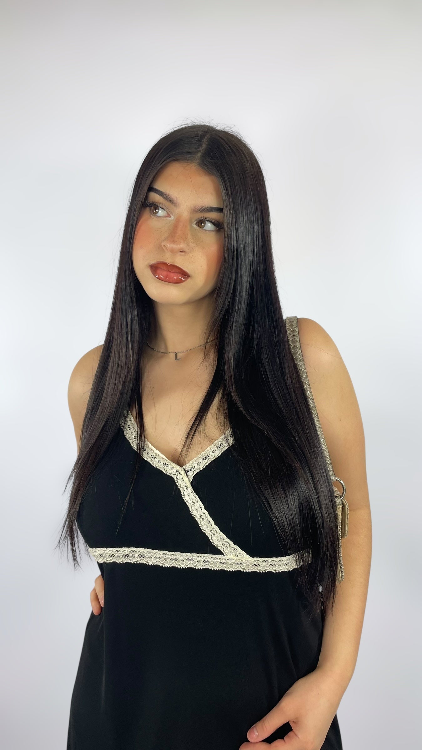 Robe mi-longue