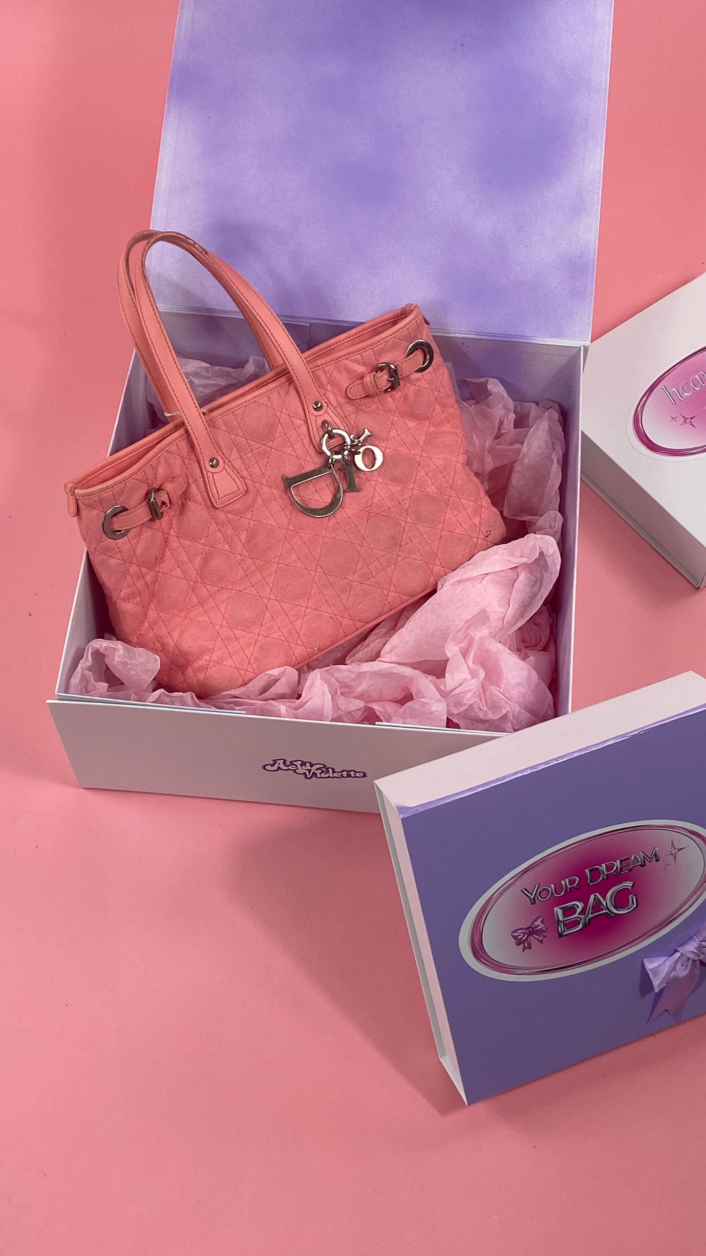 Sac dior vintage rose