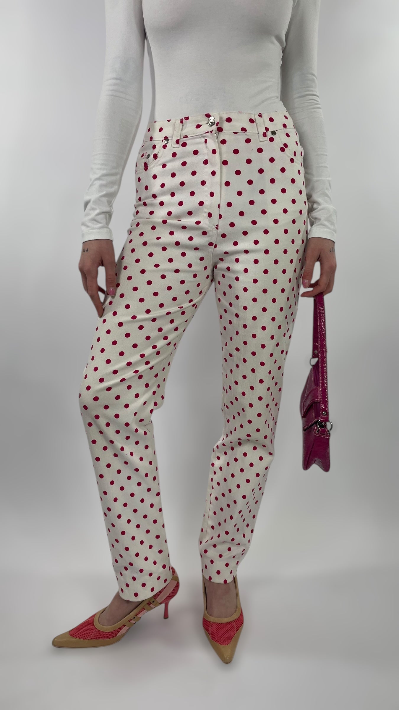 Pantalon à pois