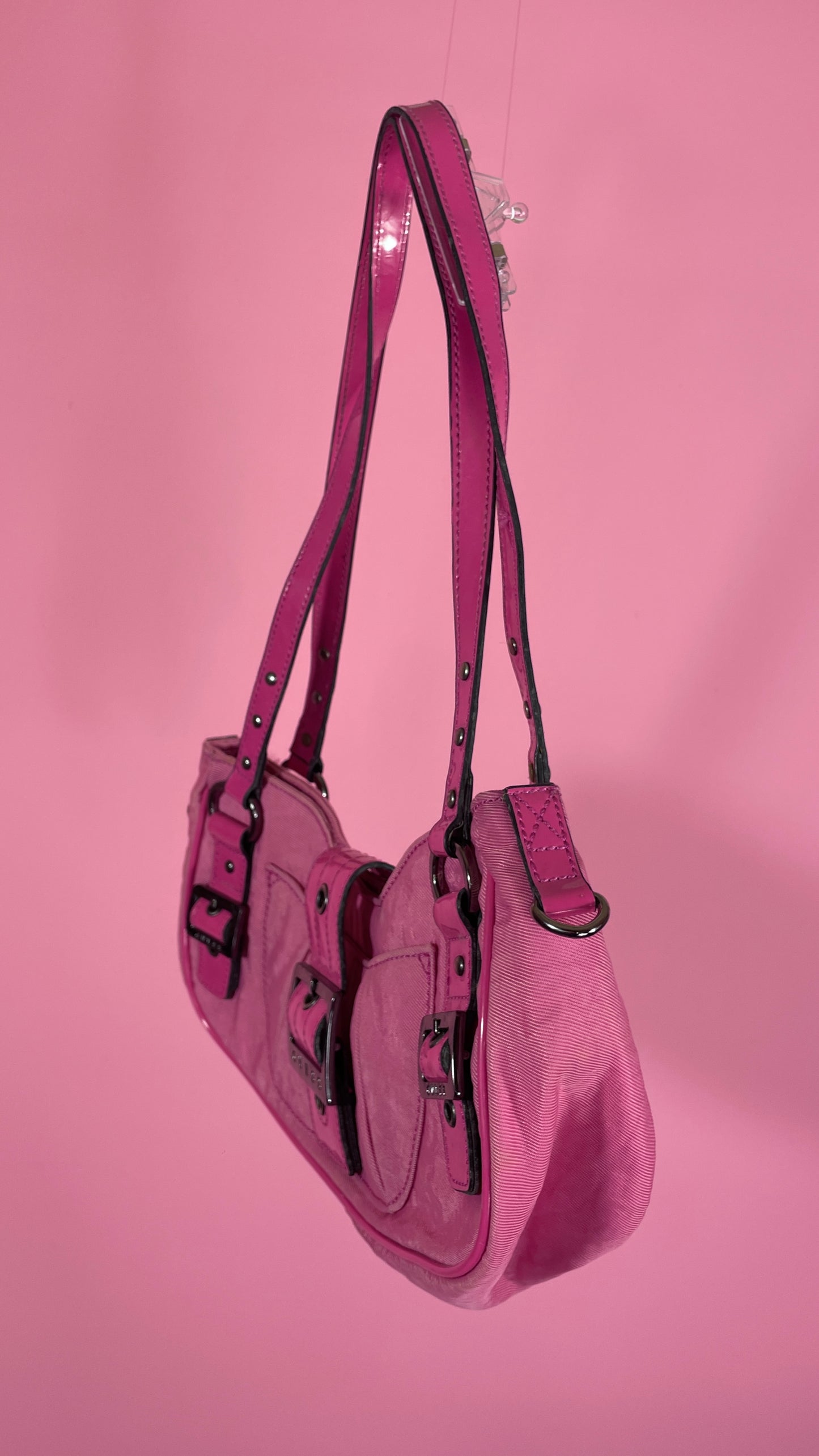 Sac Guess Rose baguette