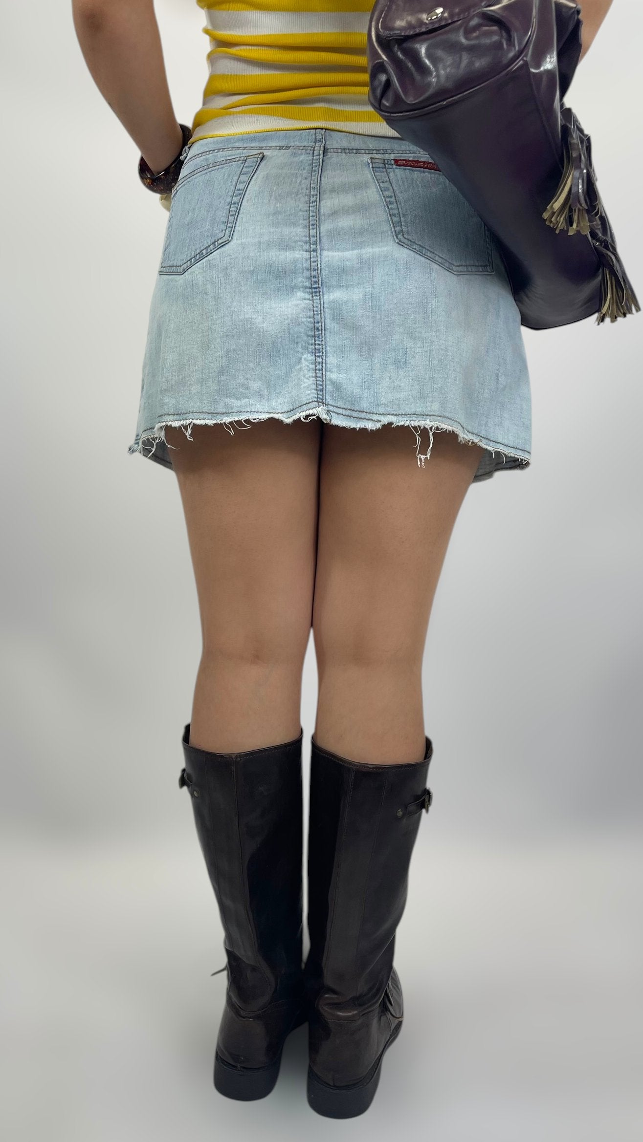 Minijupe en jean