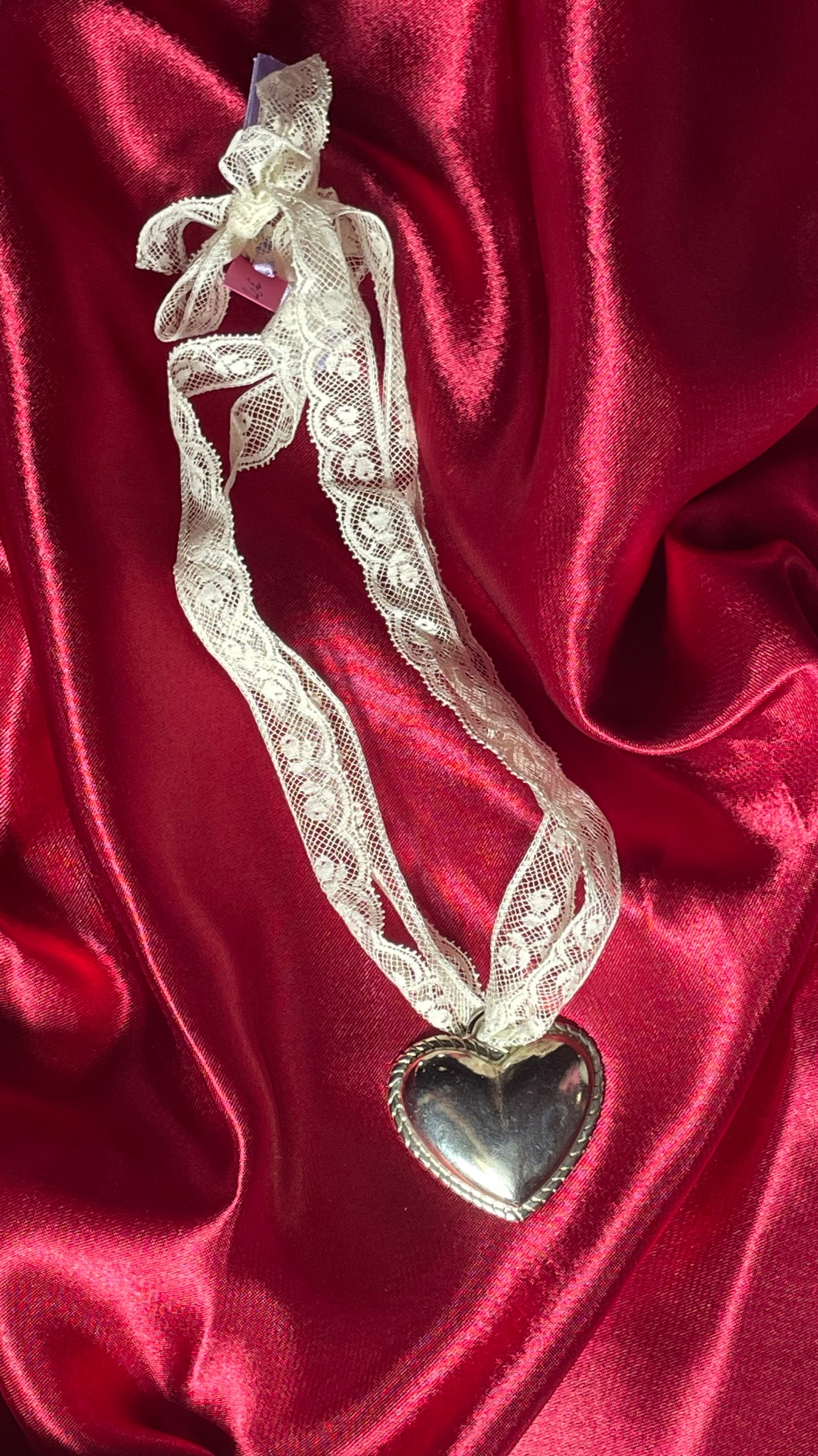 Collier vintage coeur