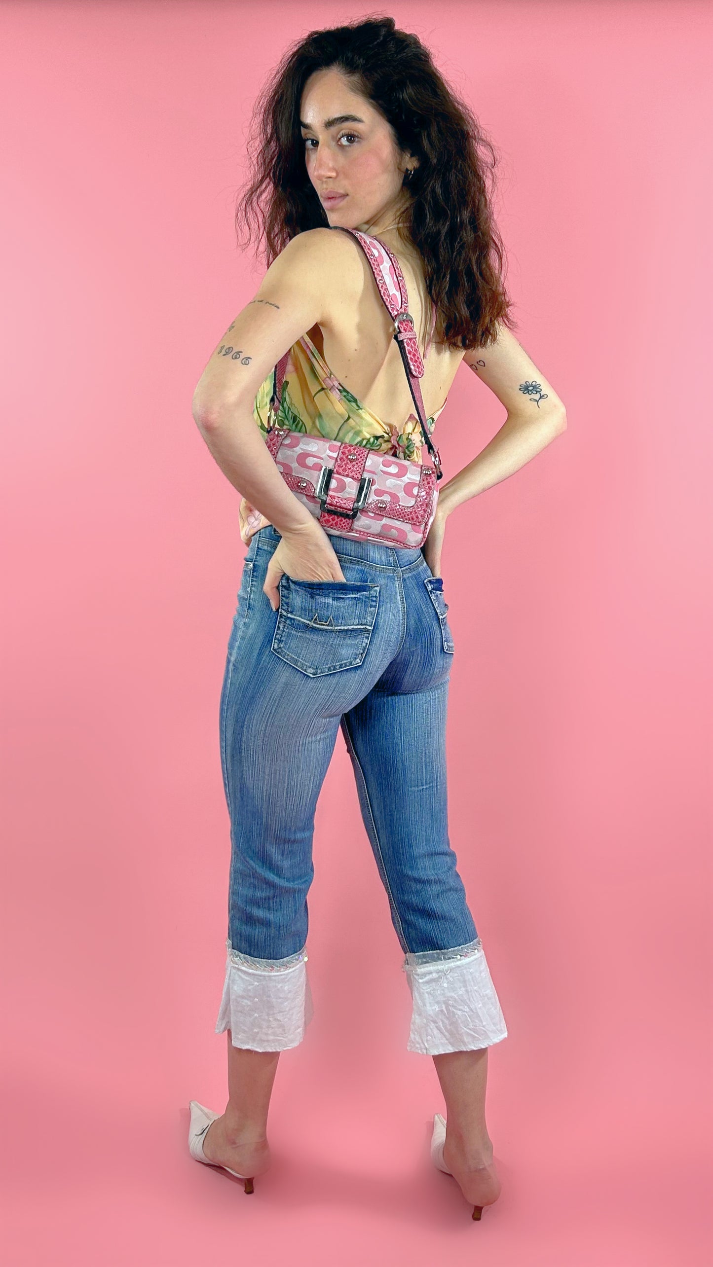 Capri en jean y2k