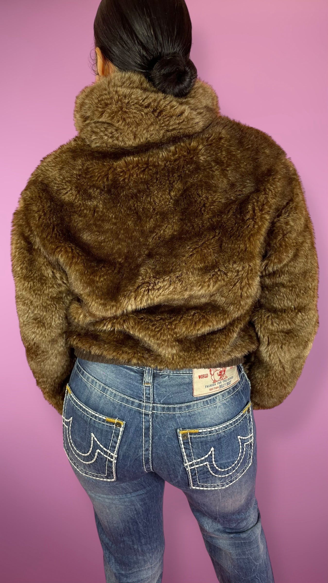 Manteau fourrure court