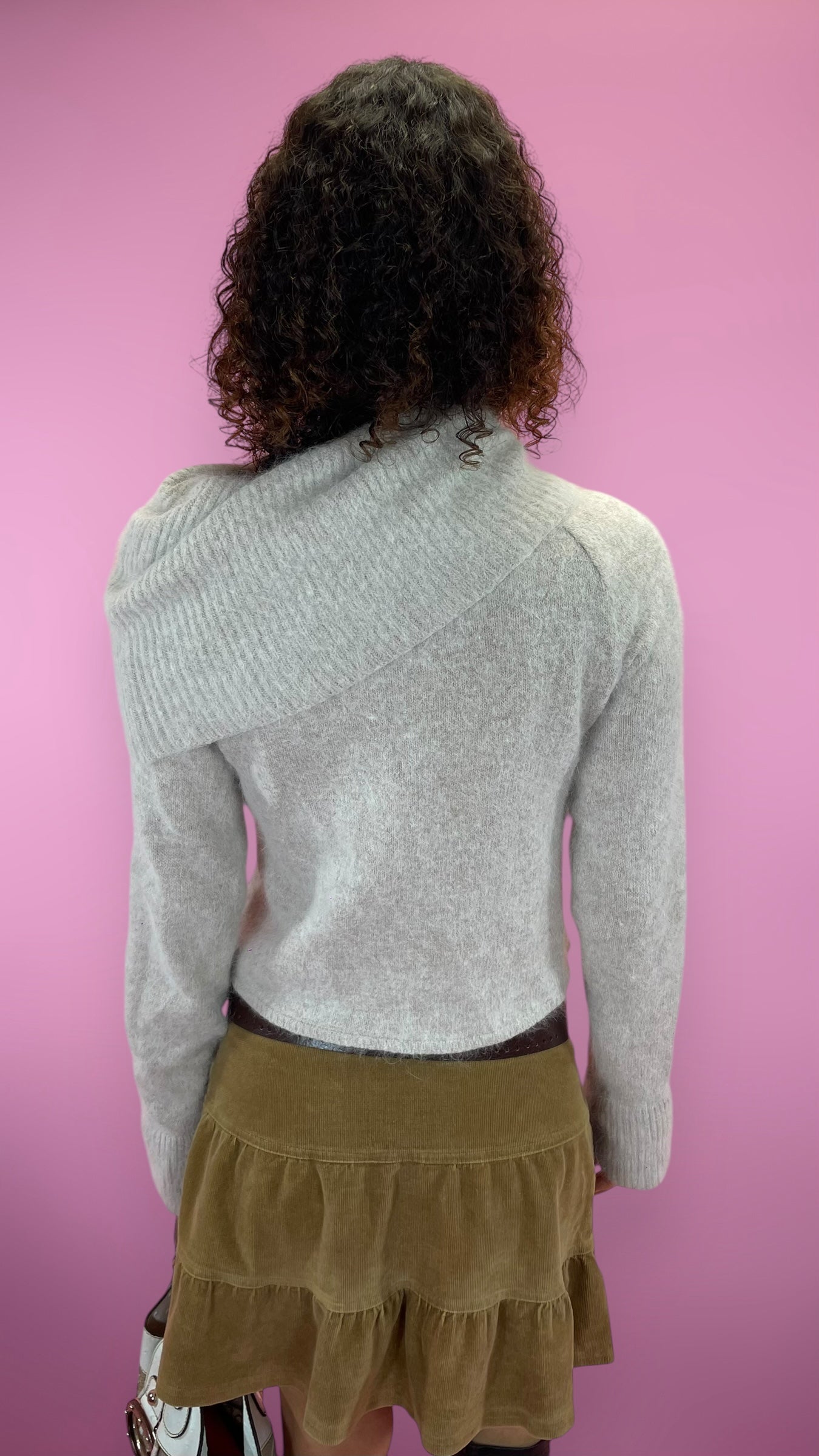 Pull col roulé