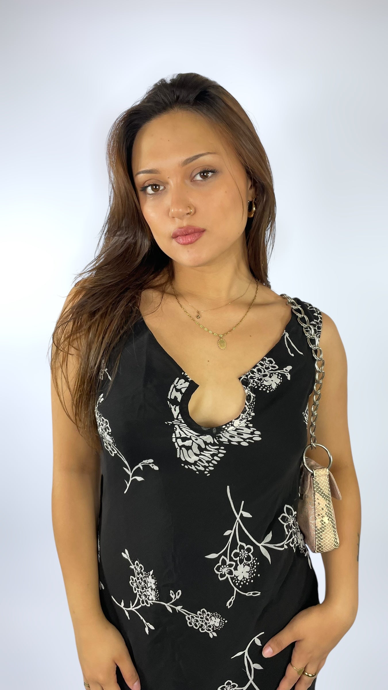 Robe mi-longue