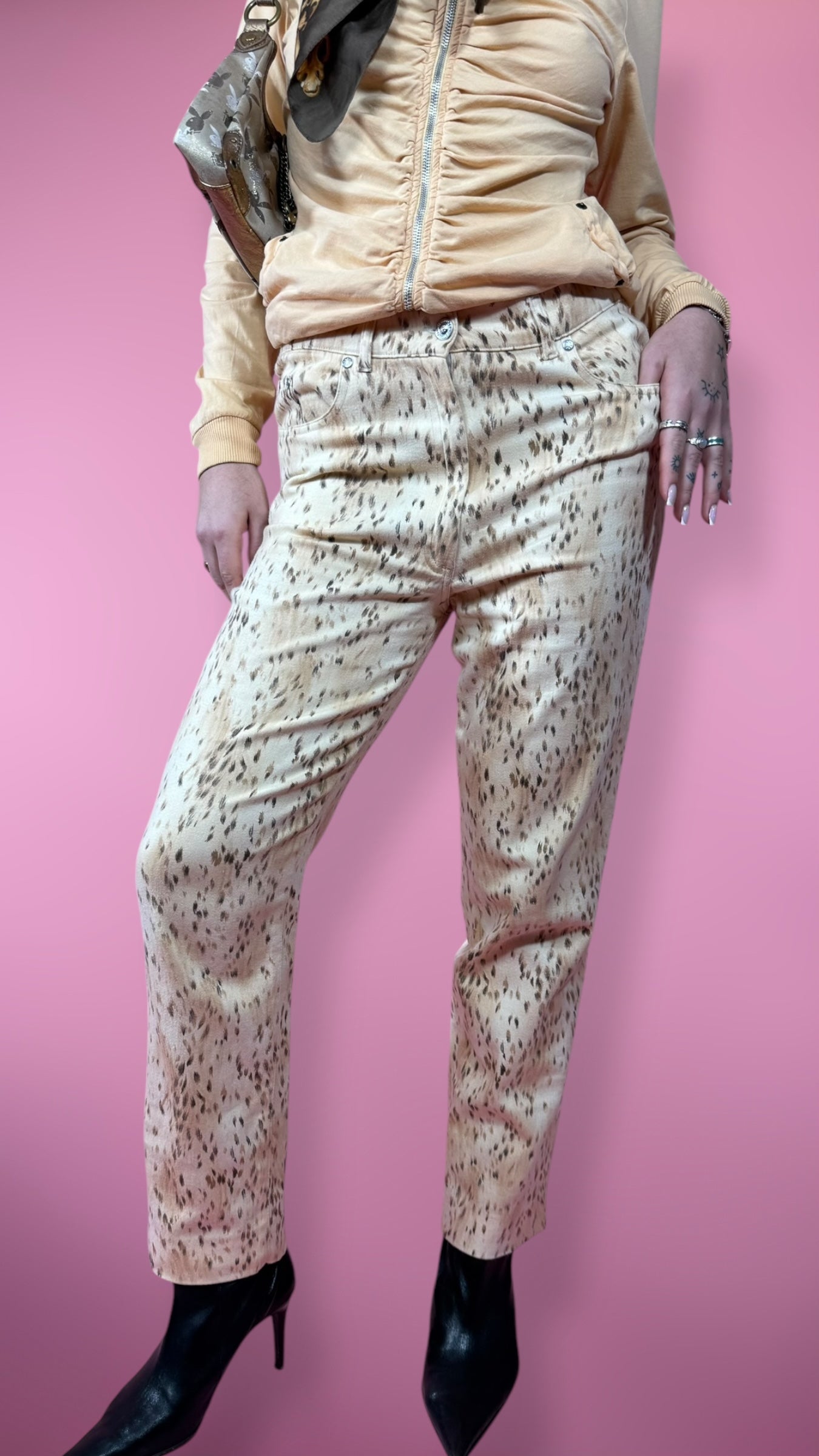 Pantalon animal print
