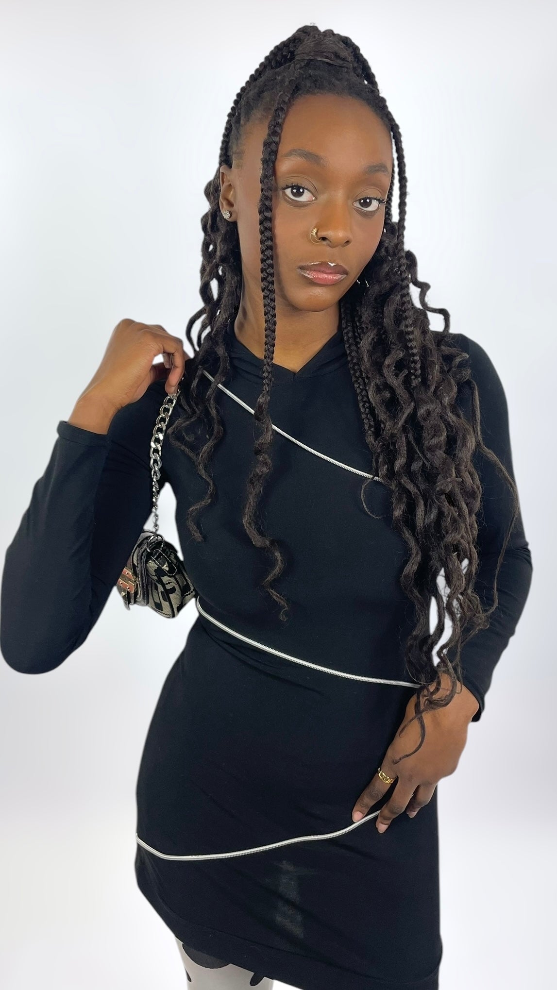 Robe capuche