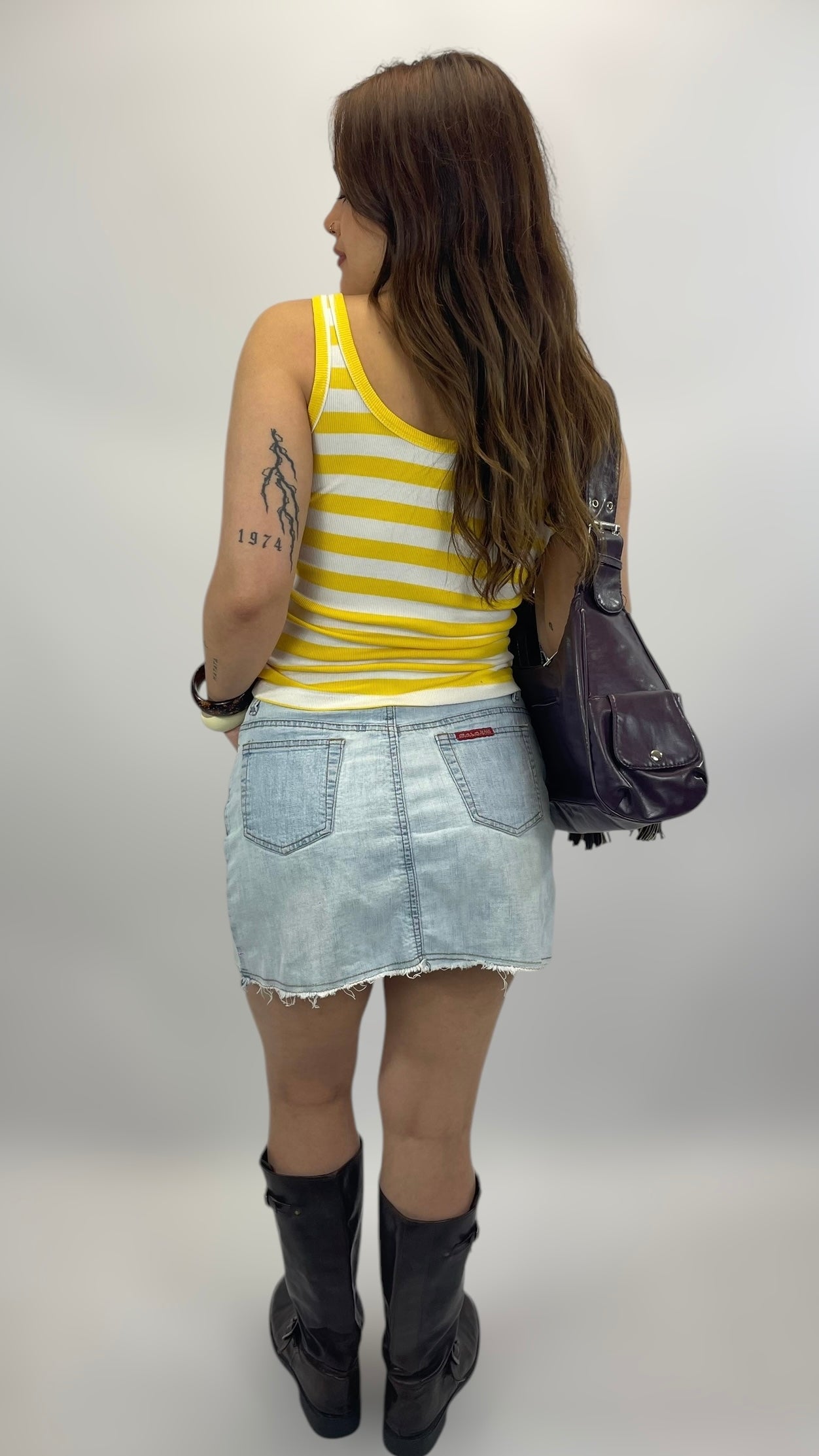 Minijupe en jean