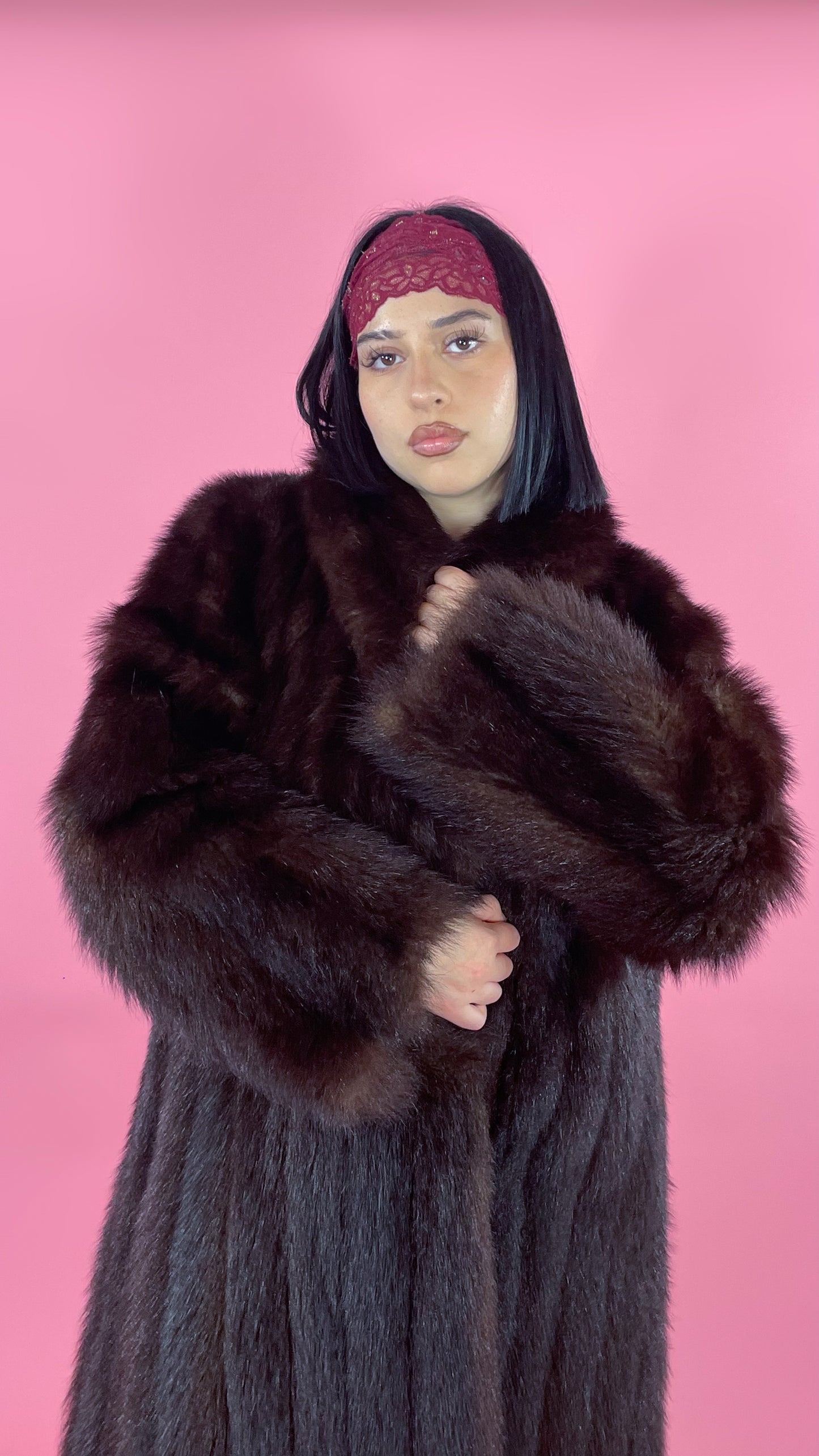 Manteau en fourrure