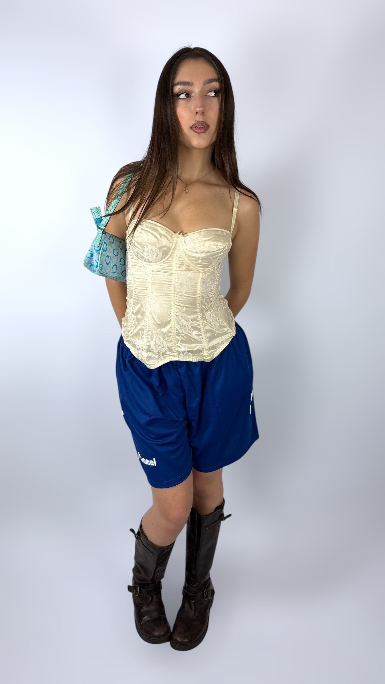 Corset satiné