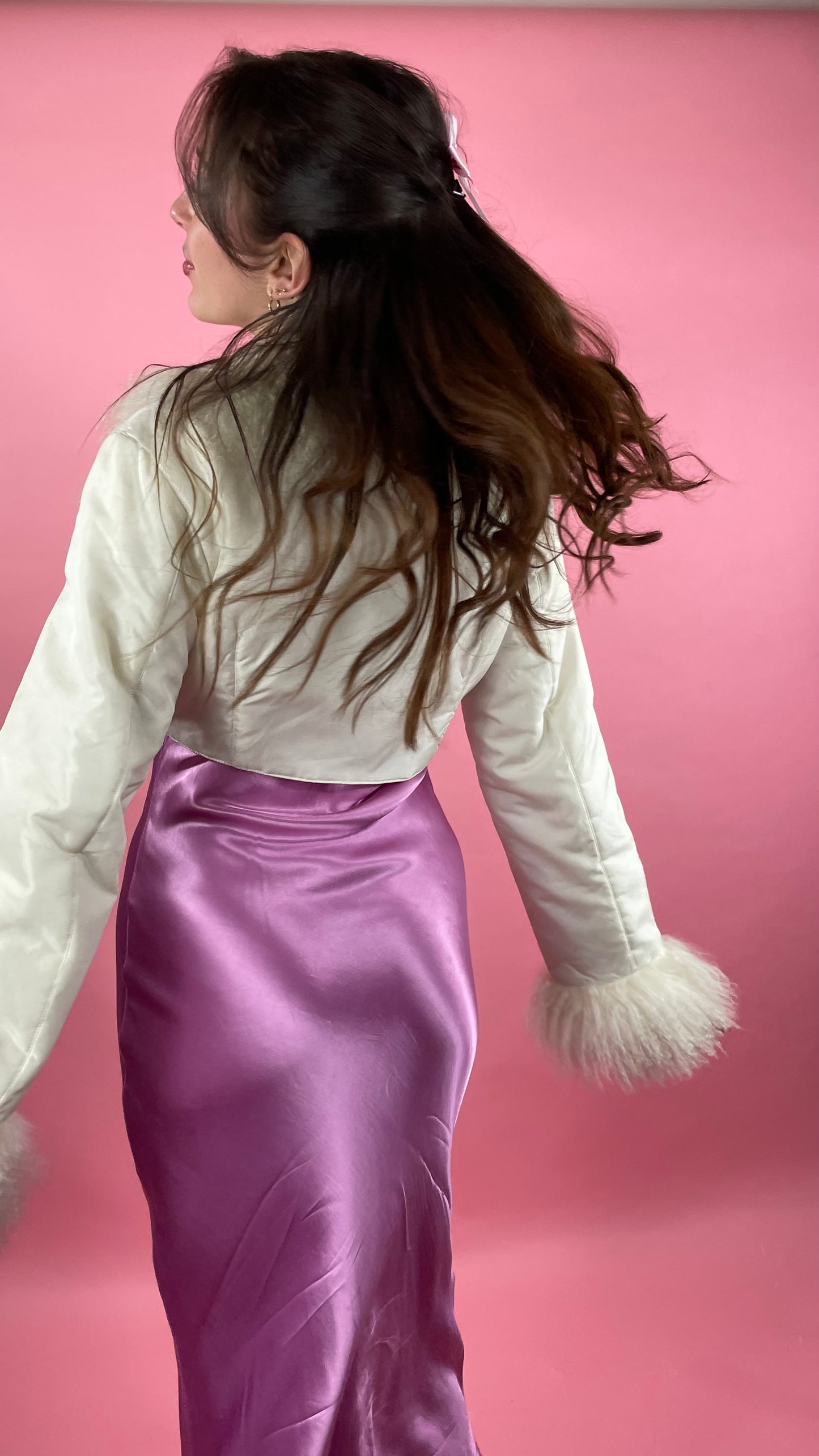 Veste afghan crop