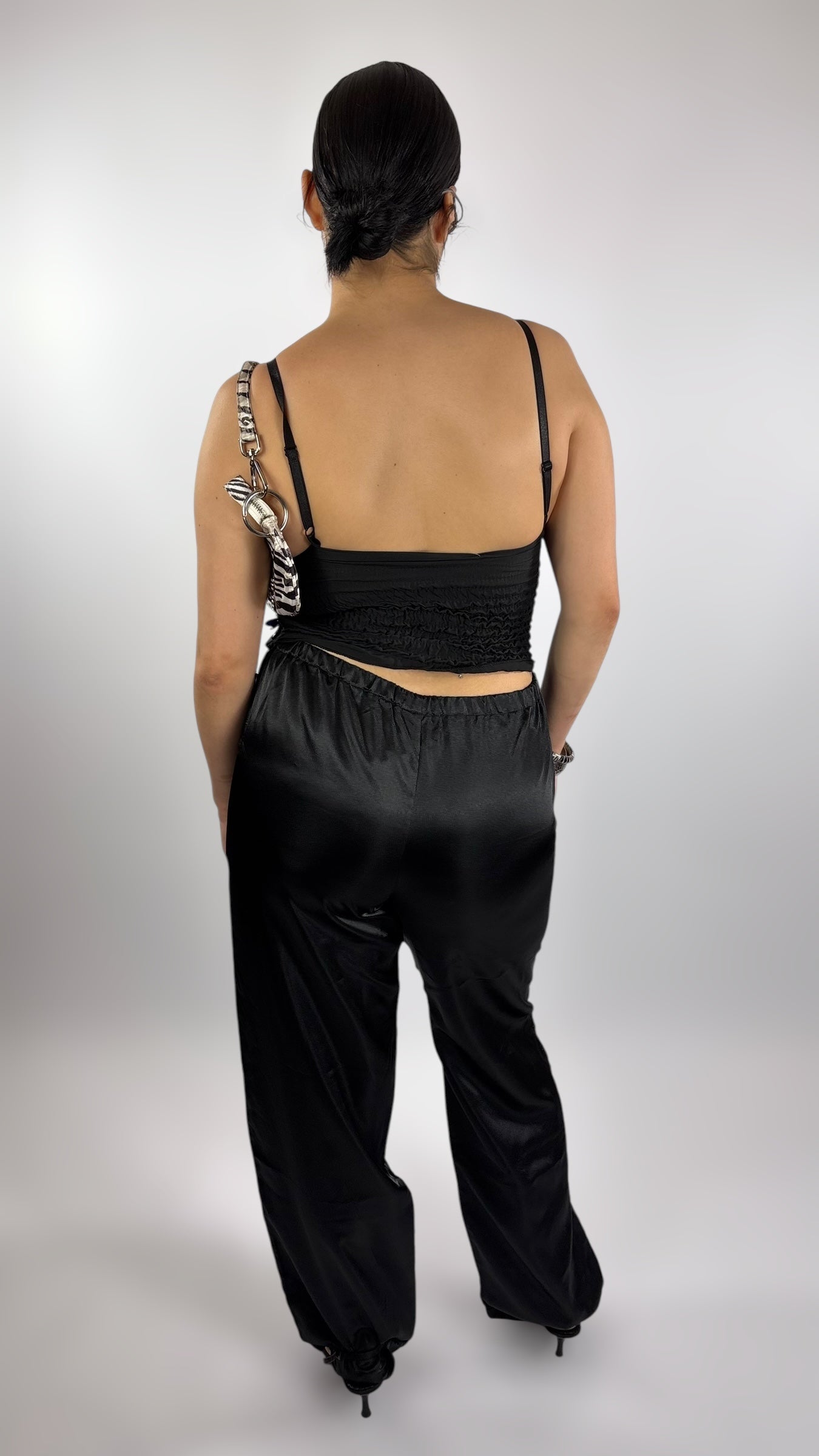 Pantalon satiné