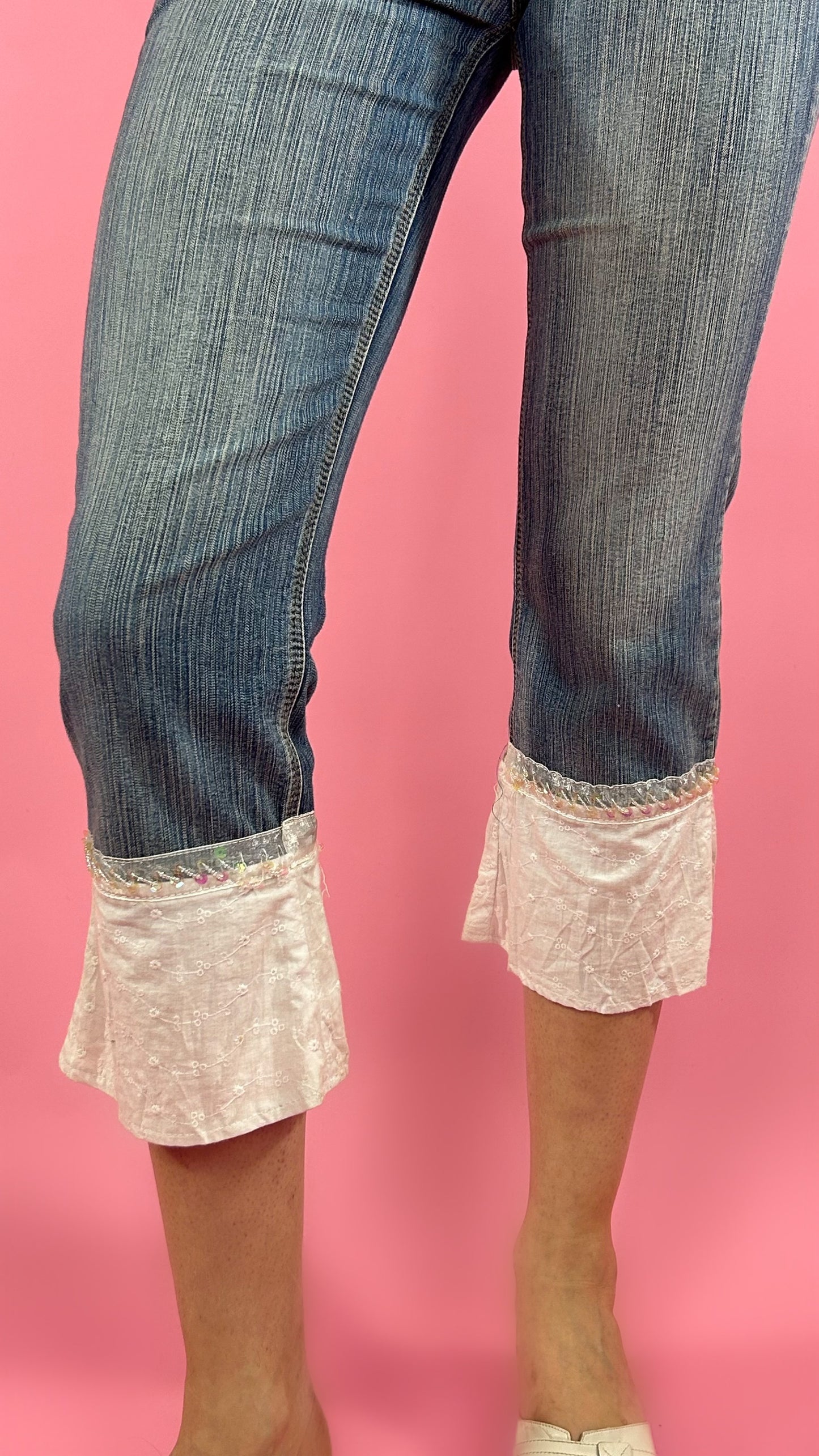 Capri en jean y2k