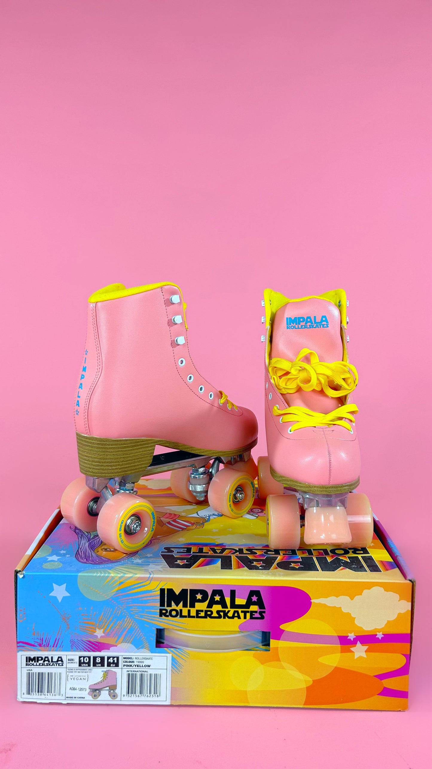 Roller Impala Rose et Jaune