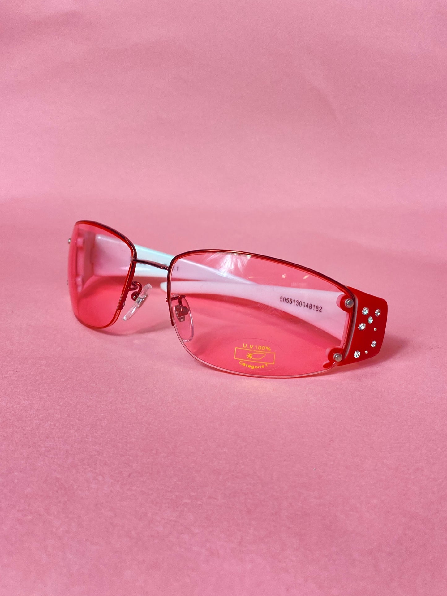 Lunettes de soleil roses