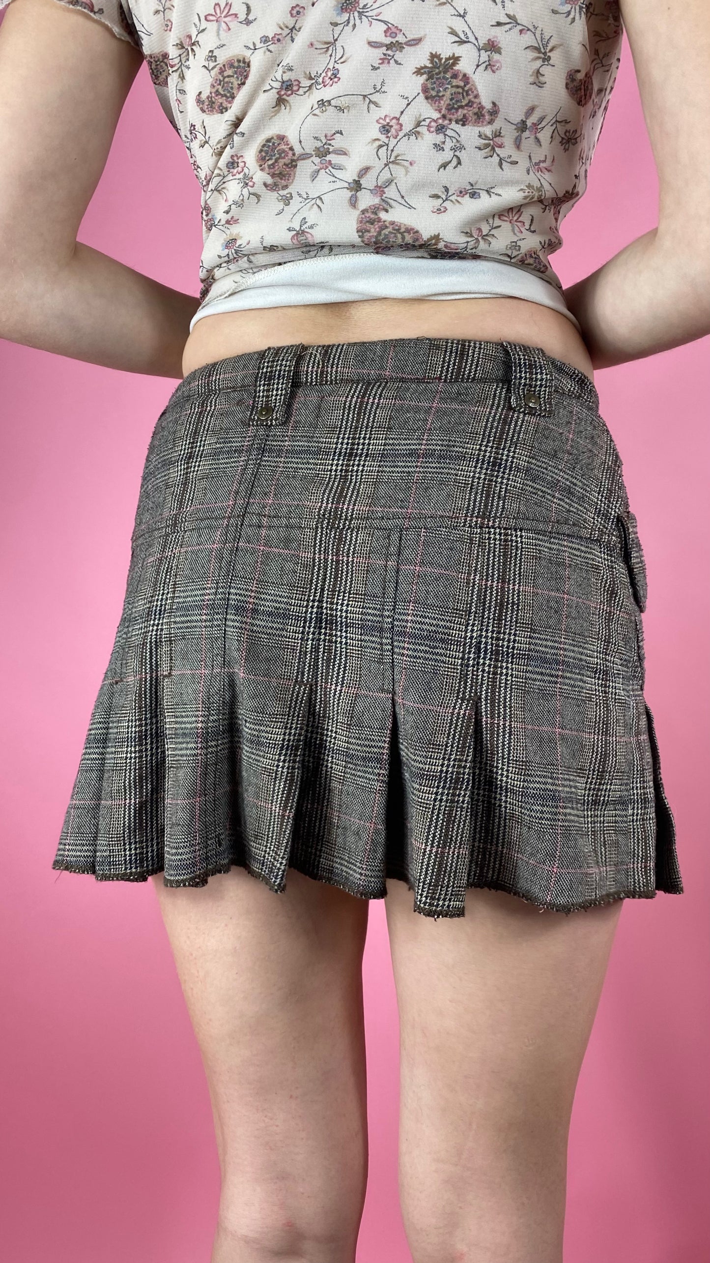 Mini-jupe tartan