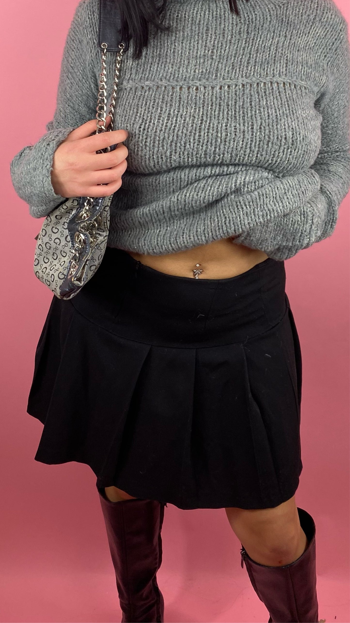 Jupe écolière noire