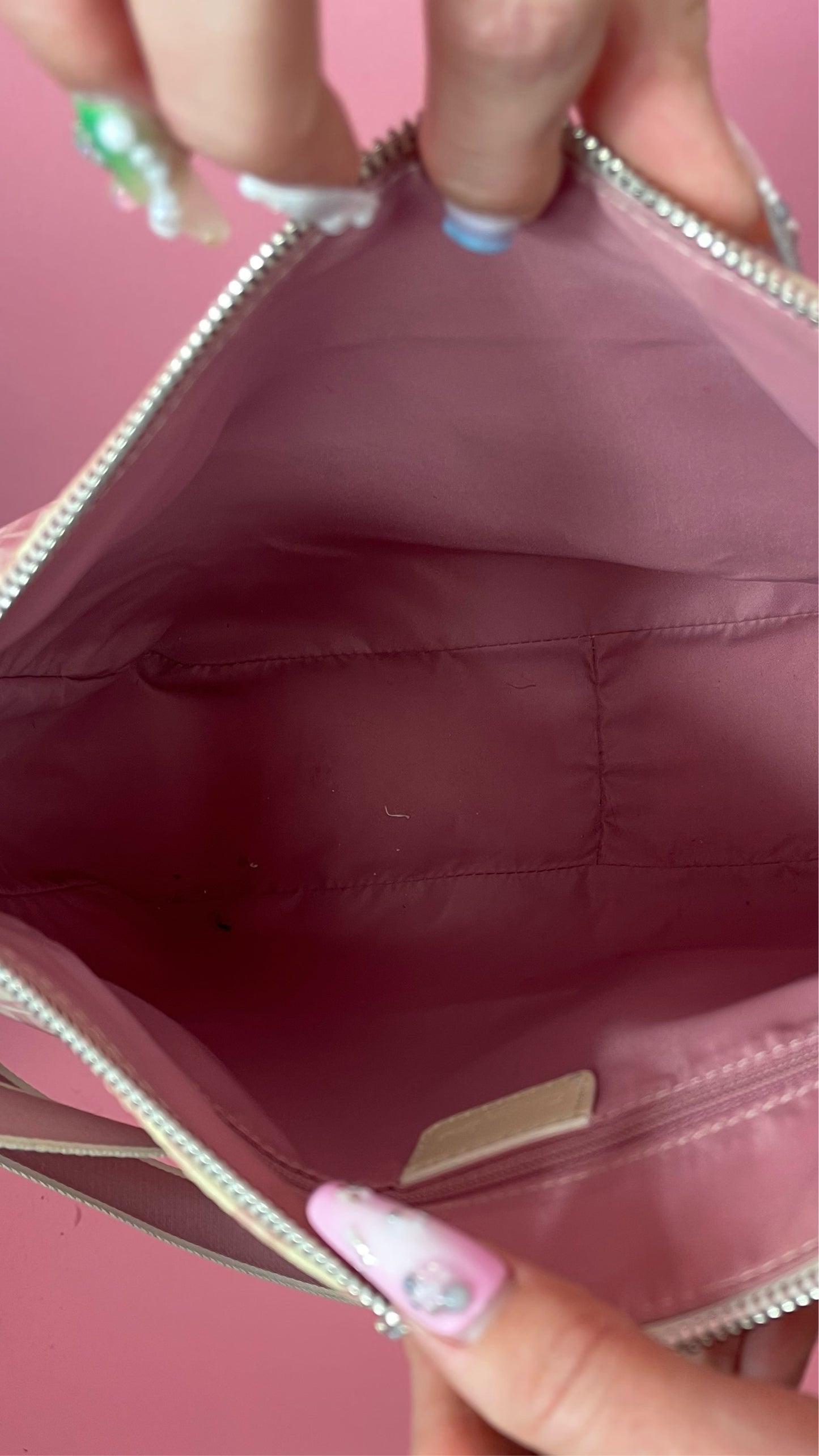 Sac Dior monogramme rose