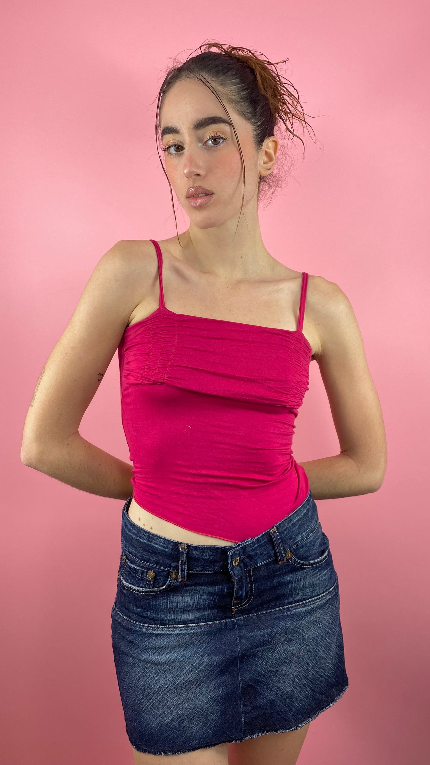 Jupe en jean mini