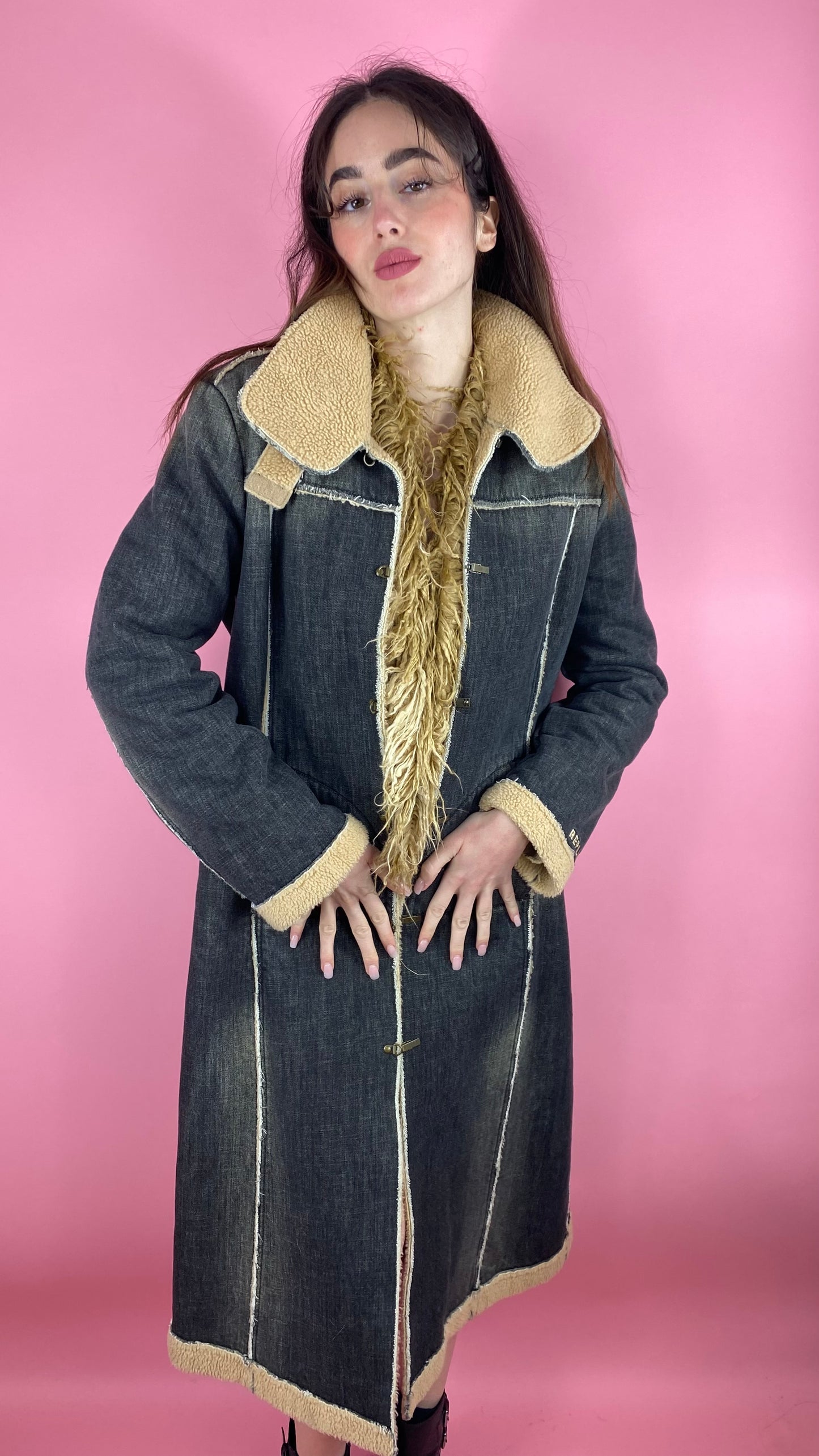 Manteau replay vintage en jean
