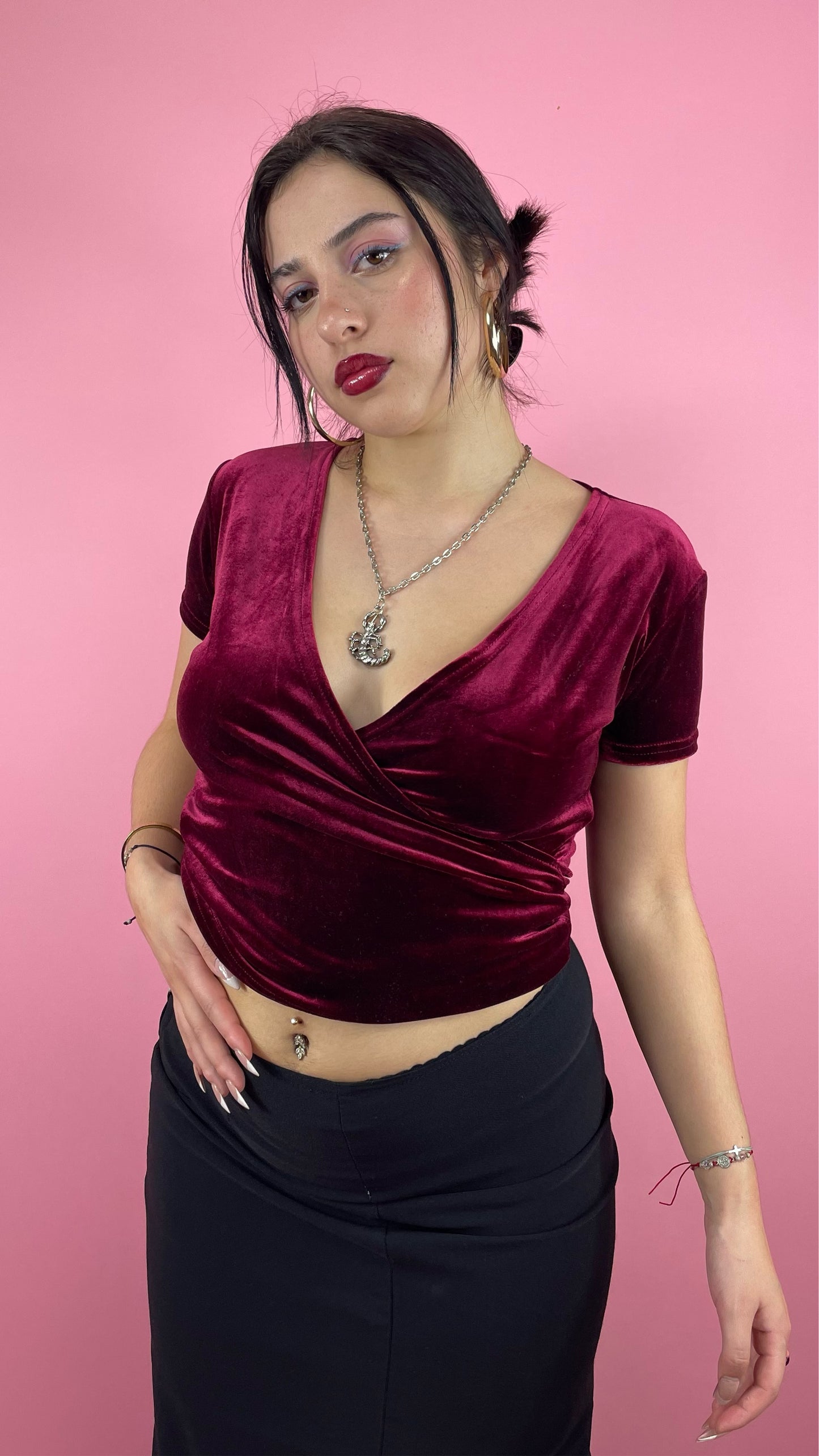 Top velours année 2000