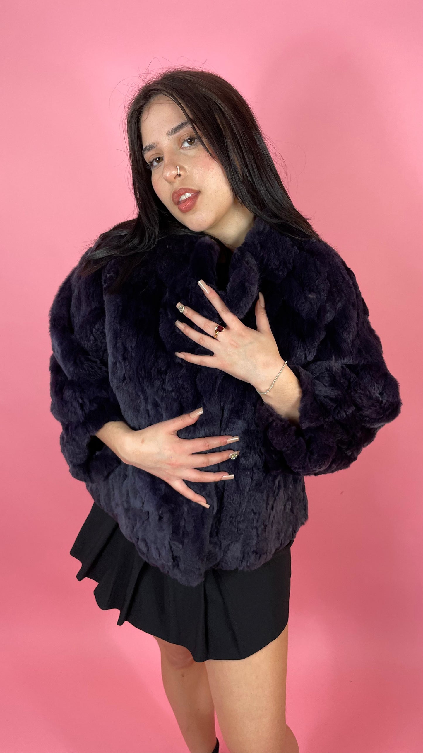 Manteau fausse fourrure