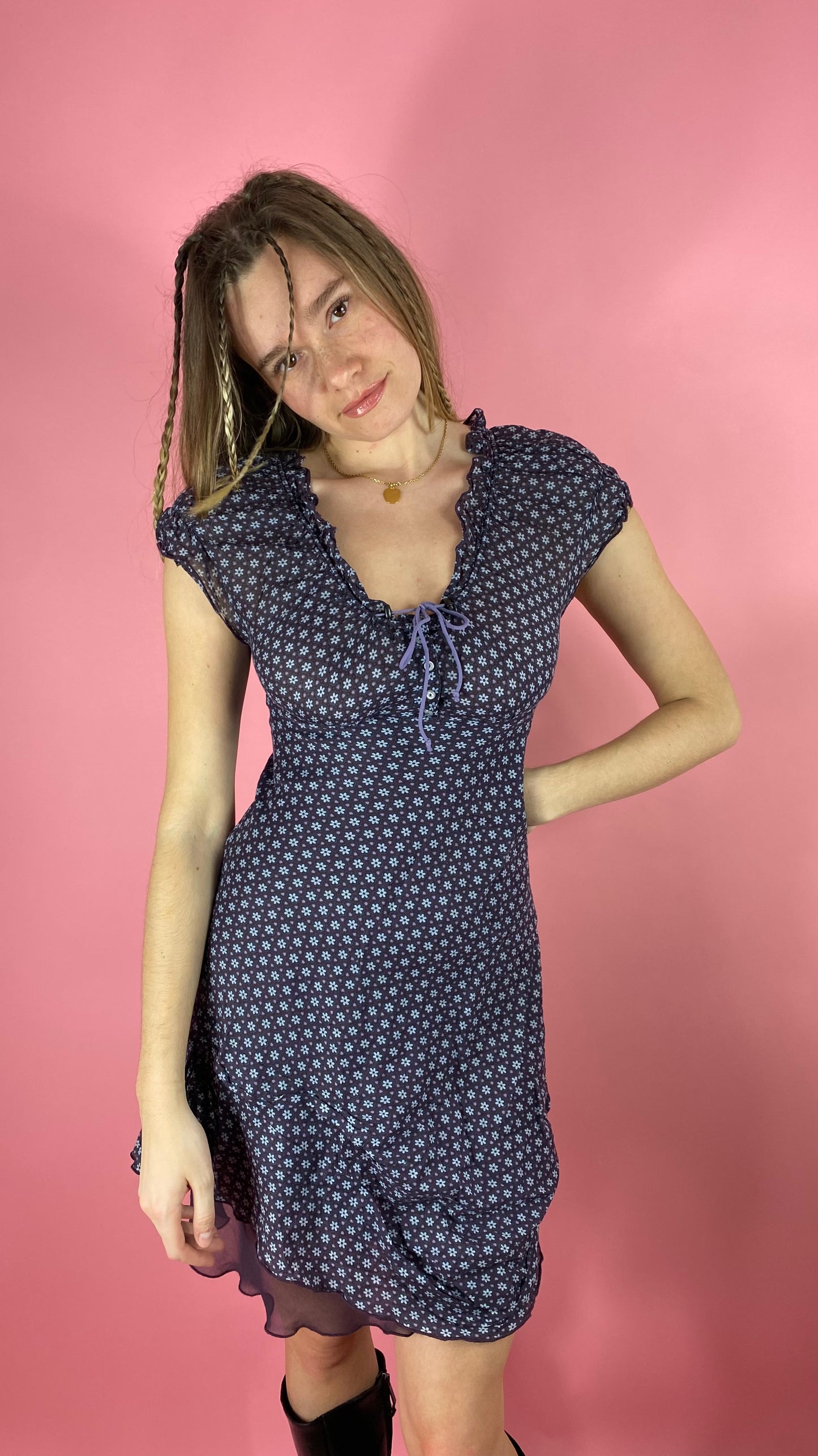 Robe à fleurs Y2K