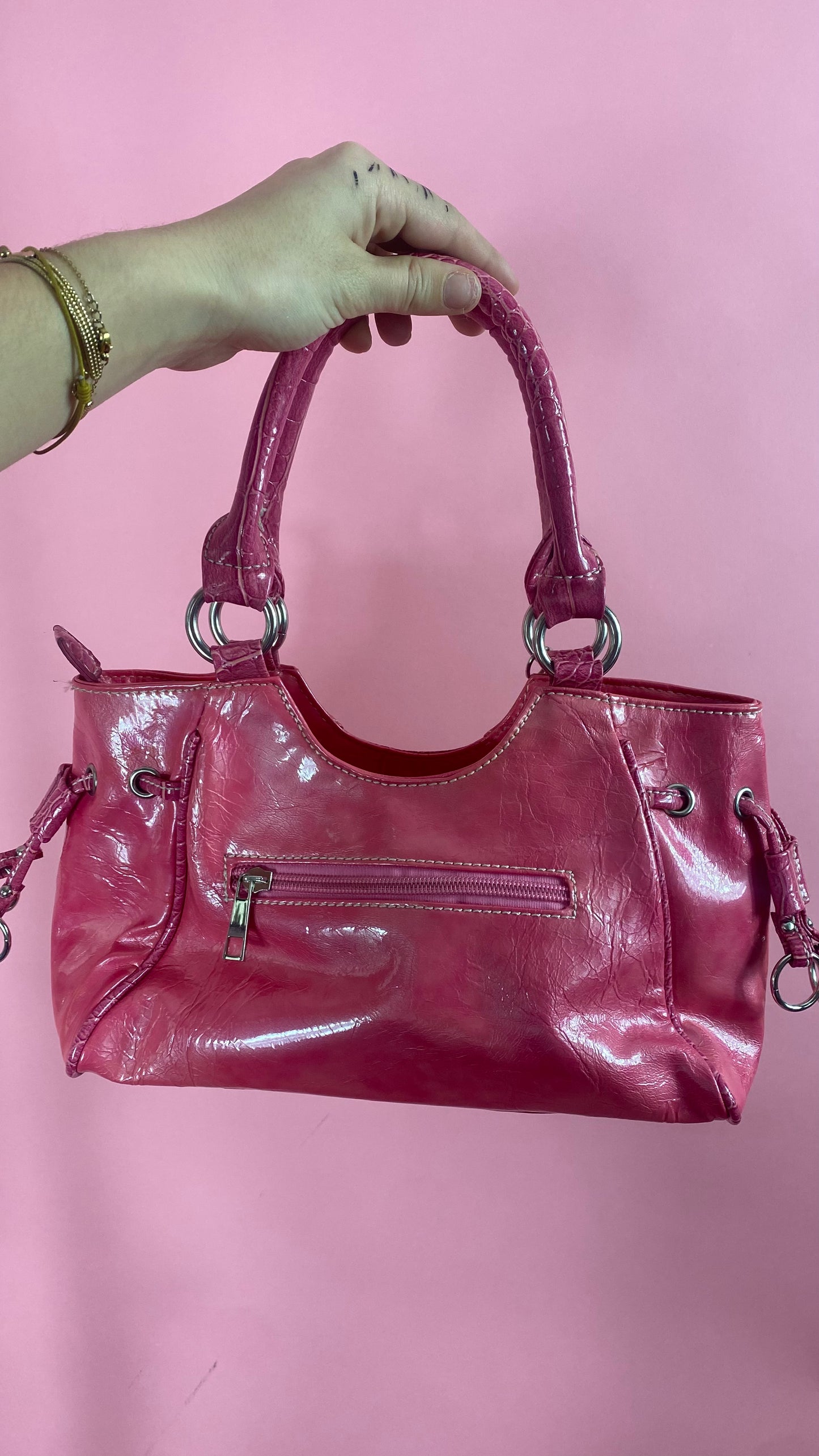 Sac rose cuire