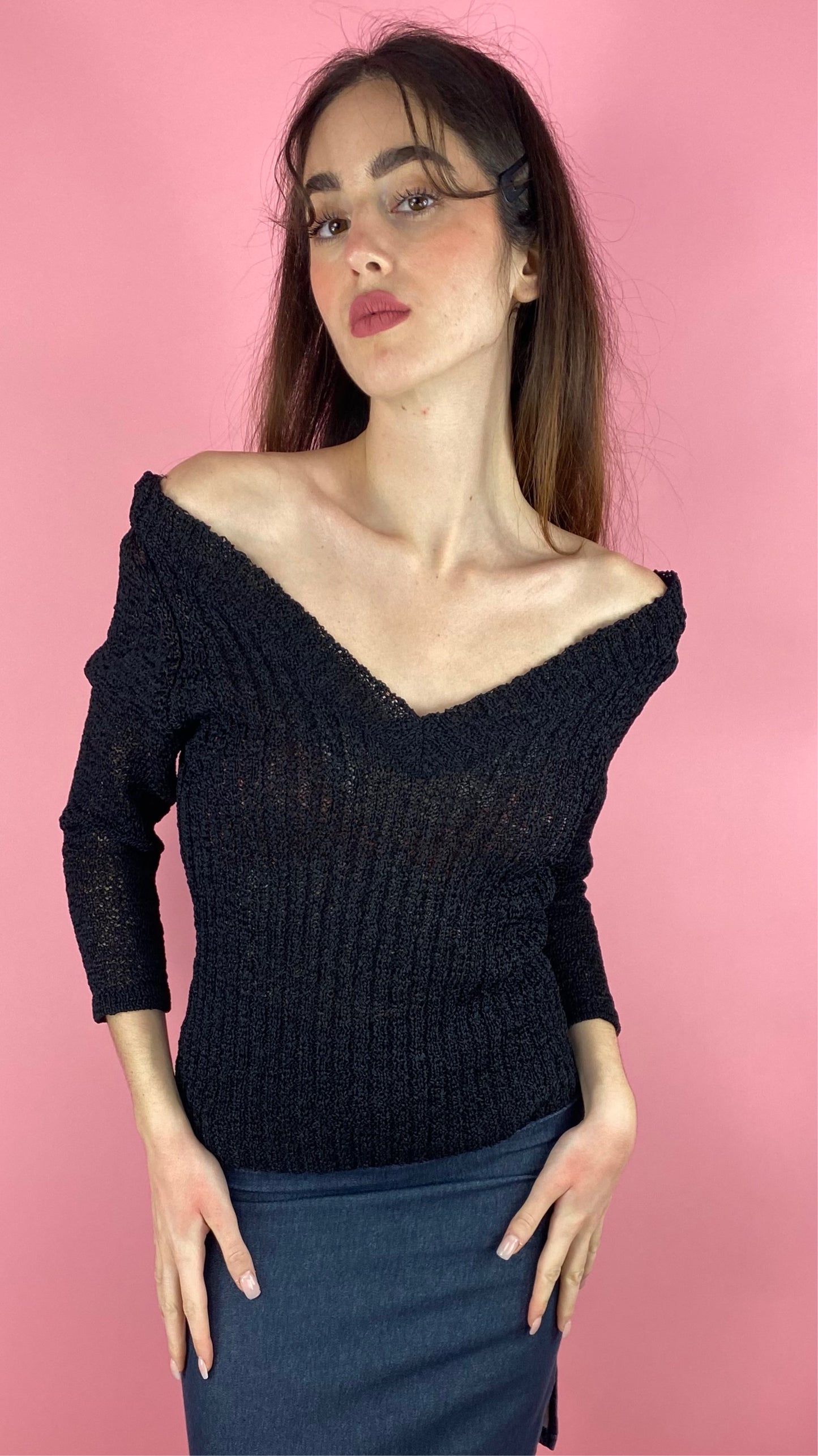 Pull col en V