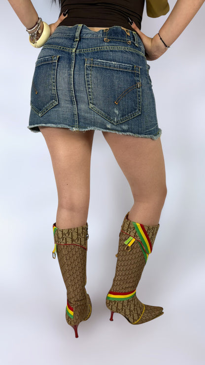 Minijupe en jean