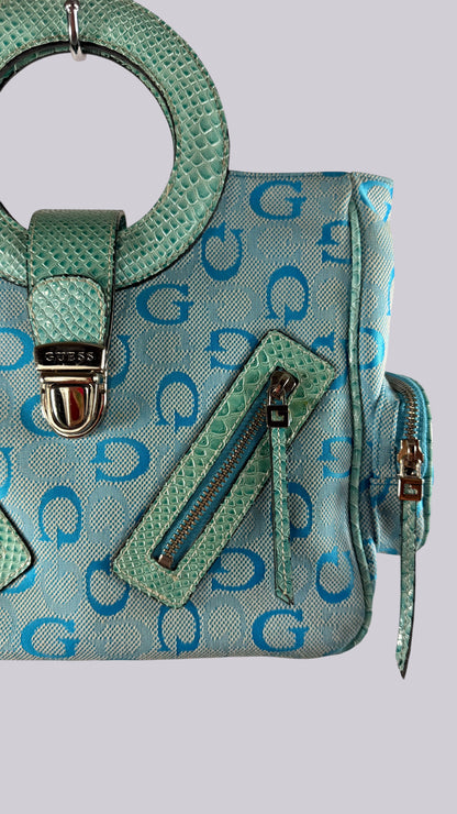 Sac Guess turquoise